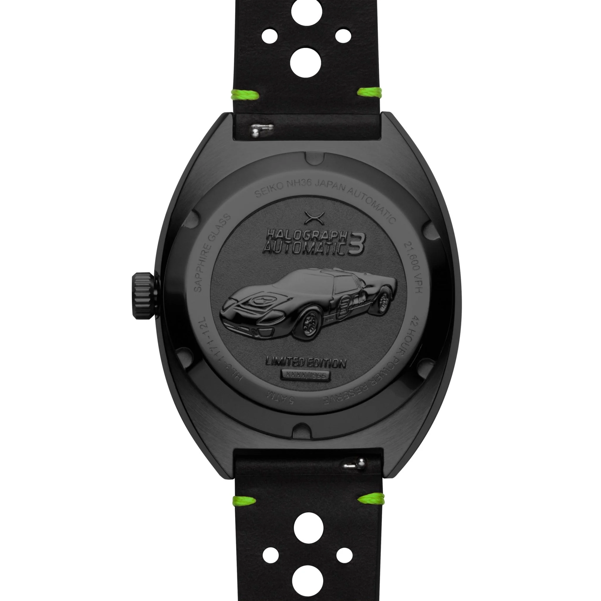 2814-xeric-halograph-iii-automatic-gunmetal-lime-5.webp Xeric Halograph III Automatic Gunmetal Lime