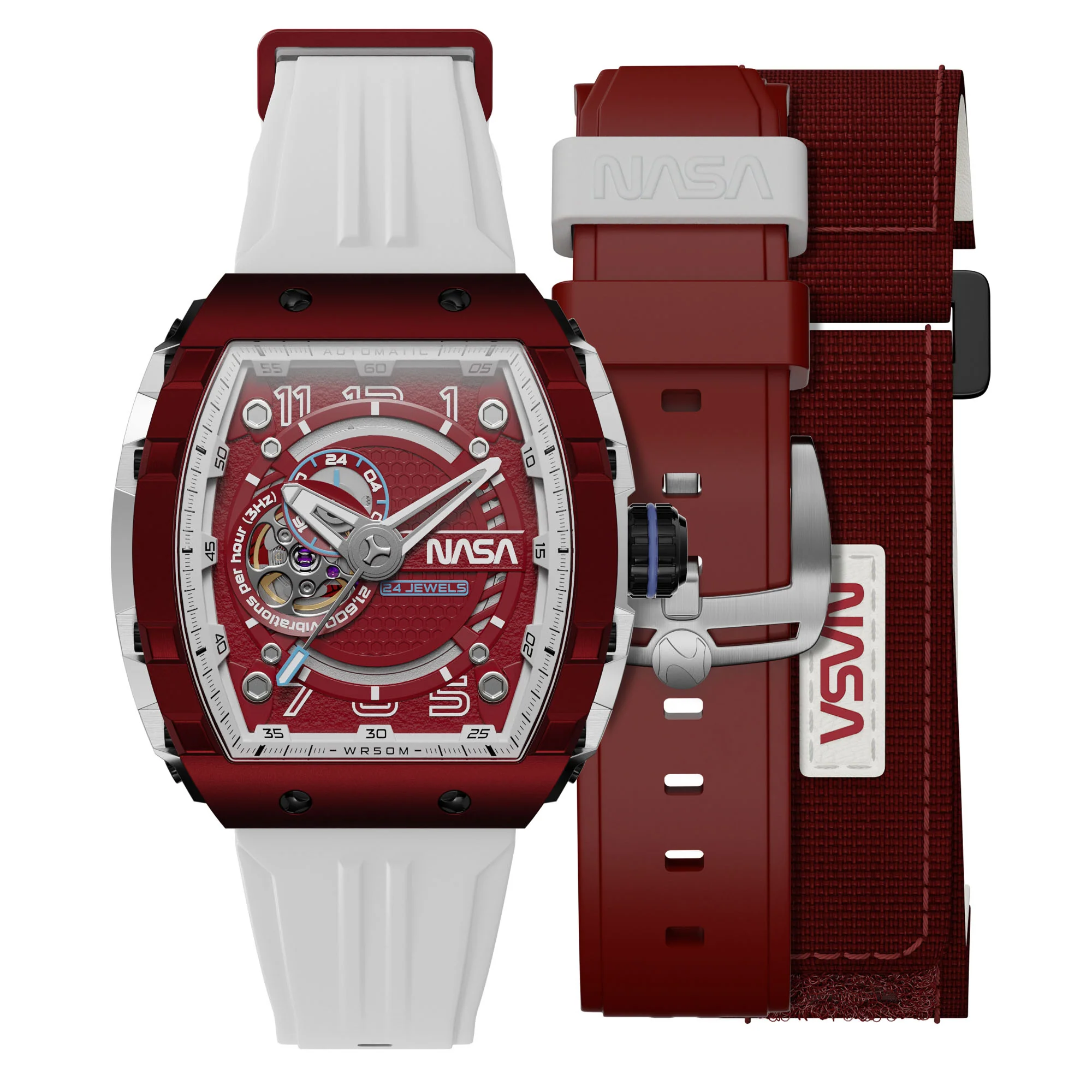 2836-nubeo-magellan-automatic-nasa-grabe-red-limited-edition-1.webp Nubeo Magellan Automatic NASA Grabe Red Limited Edition
