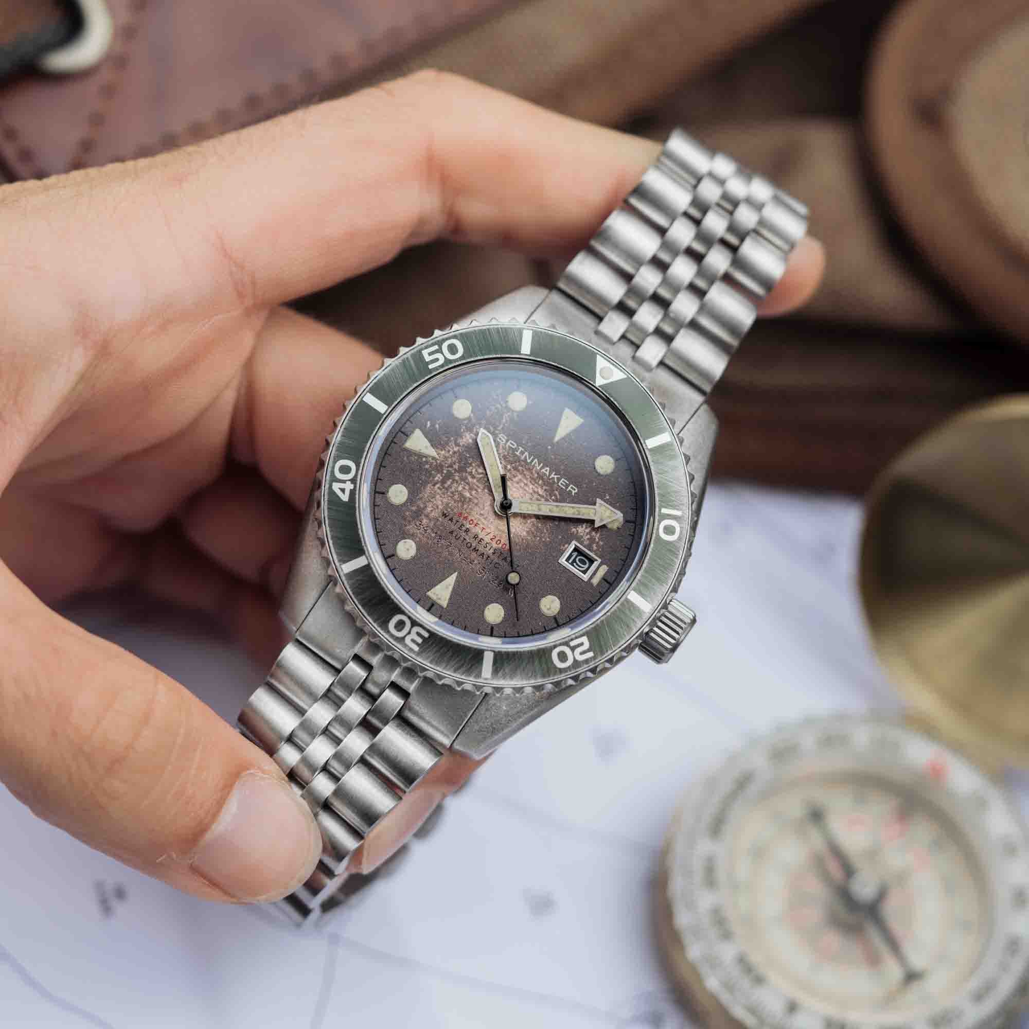 Spinnaker Wreck Automatic Rust Brown*