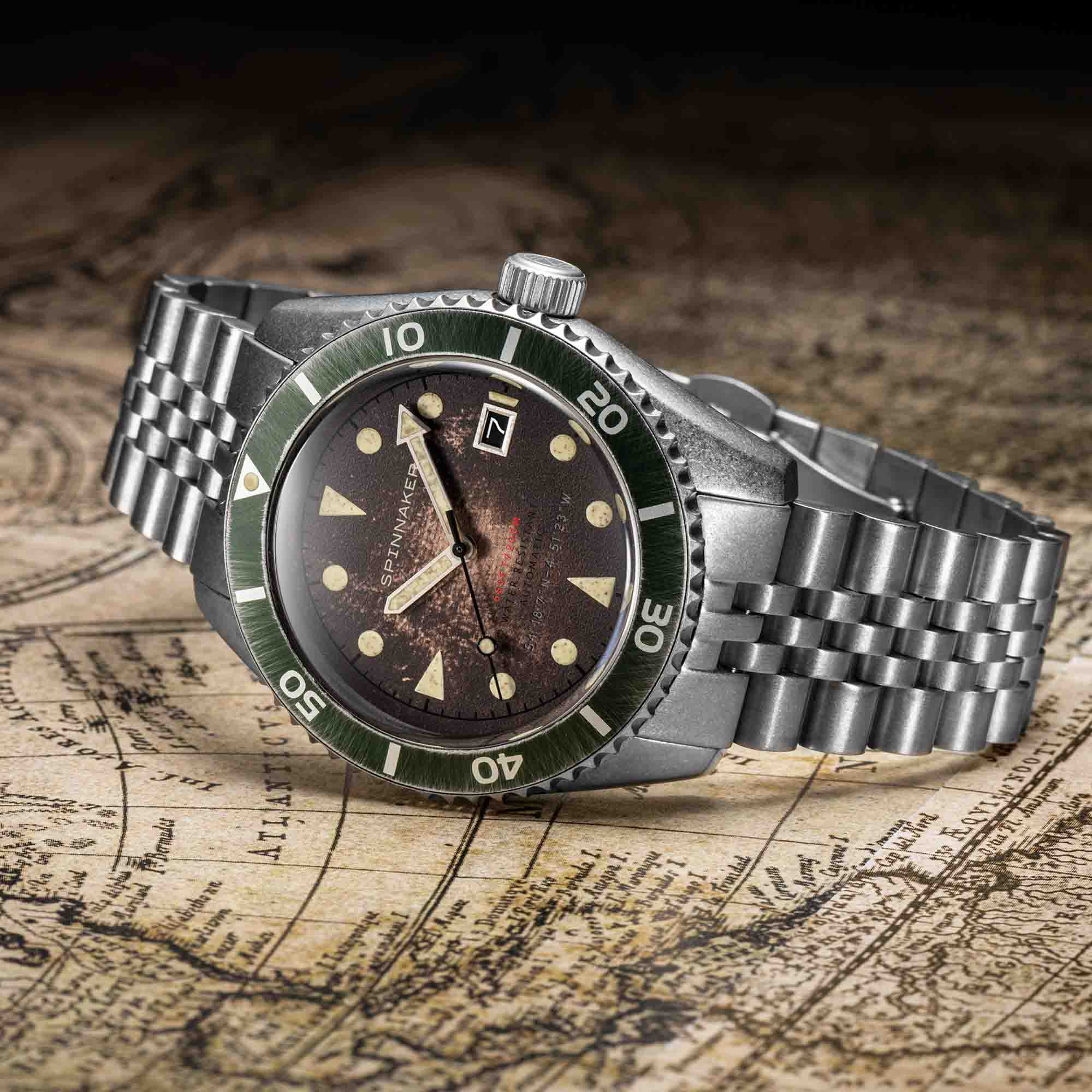 Spinnaker Wreck Automatic Rust Brown*