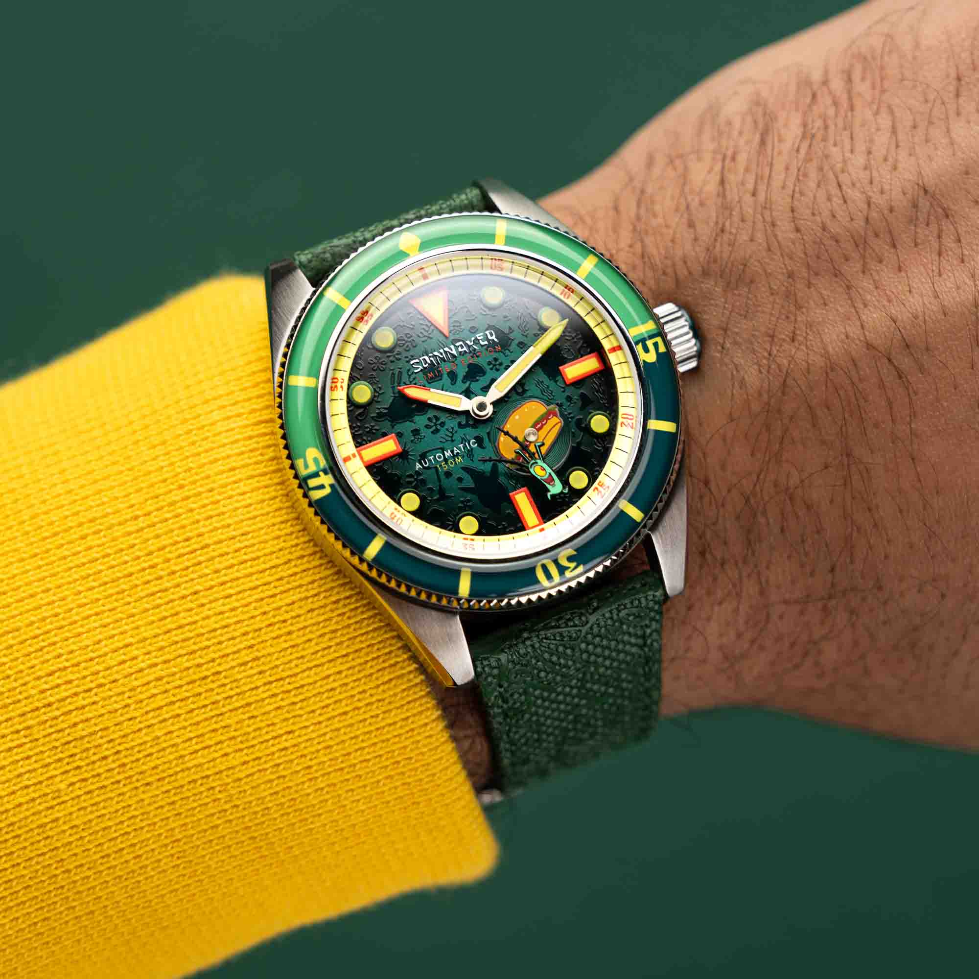2853-spinnaker-fleuss-automatic-spongebob-squarepants-frenemies-plankton-green-limited-edition-2.jpg Spinnaker Fleuss Automatic SpongeBob SquarePants Frenemies Plankton Green Limited Edition