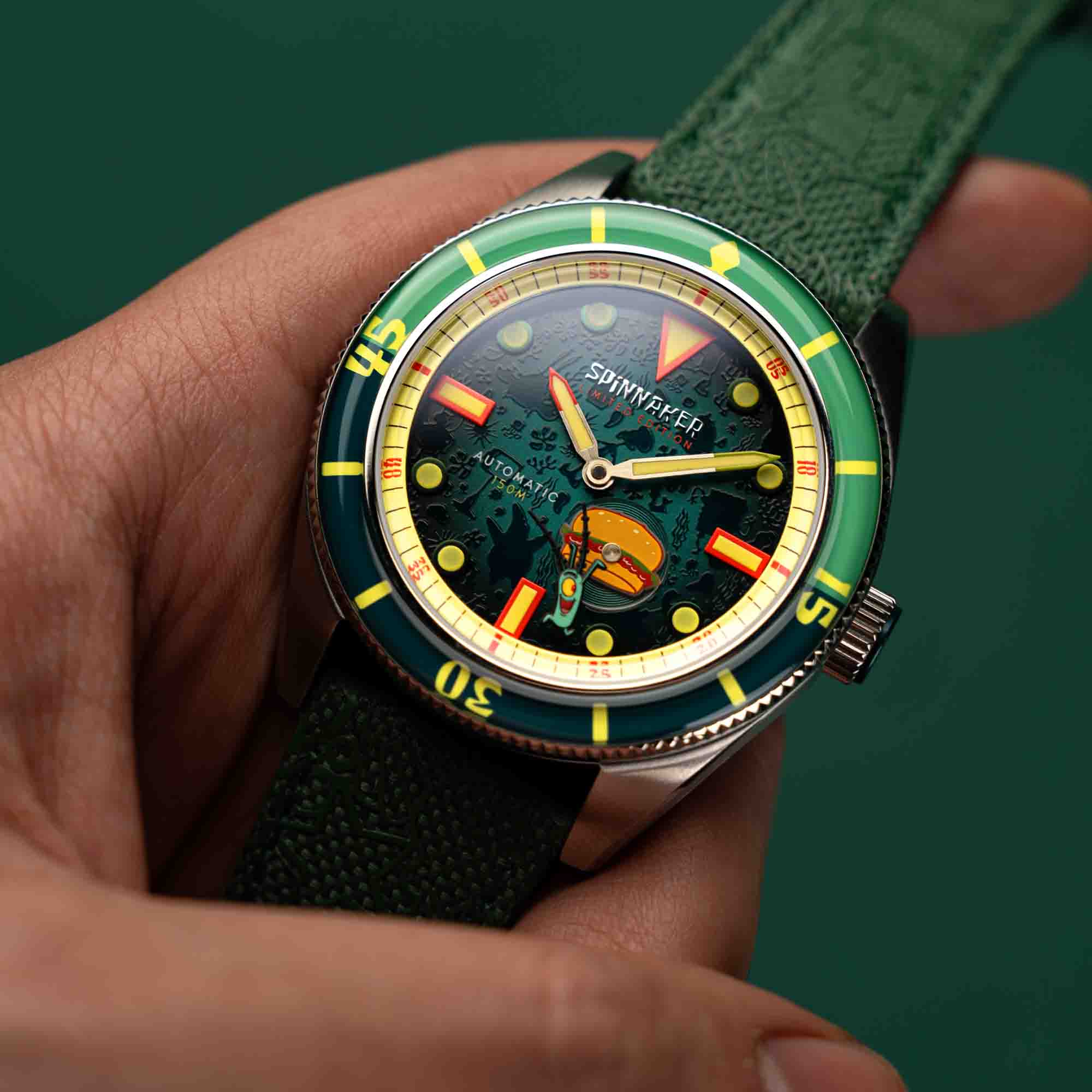 2853-spinnaker-fleuss-automatic-spongebob-squarepants-frenemies-plankton-green-limited-edition-7.jpg Spinnaker Fleuss Automatic SpongeBob SquarePants Frenemies Plankton Green Limited Edition