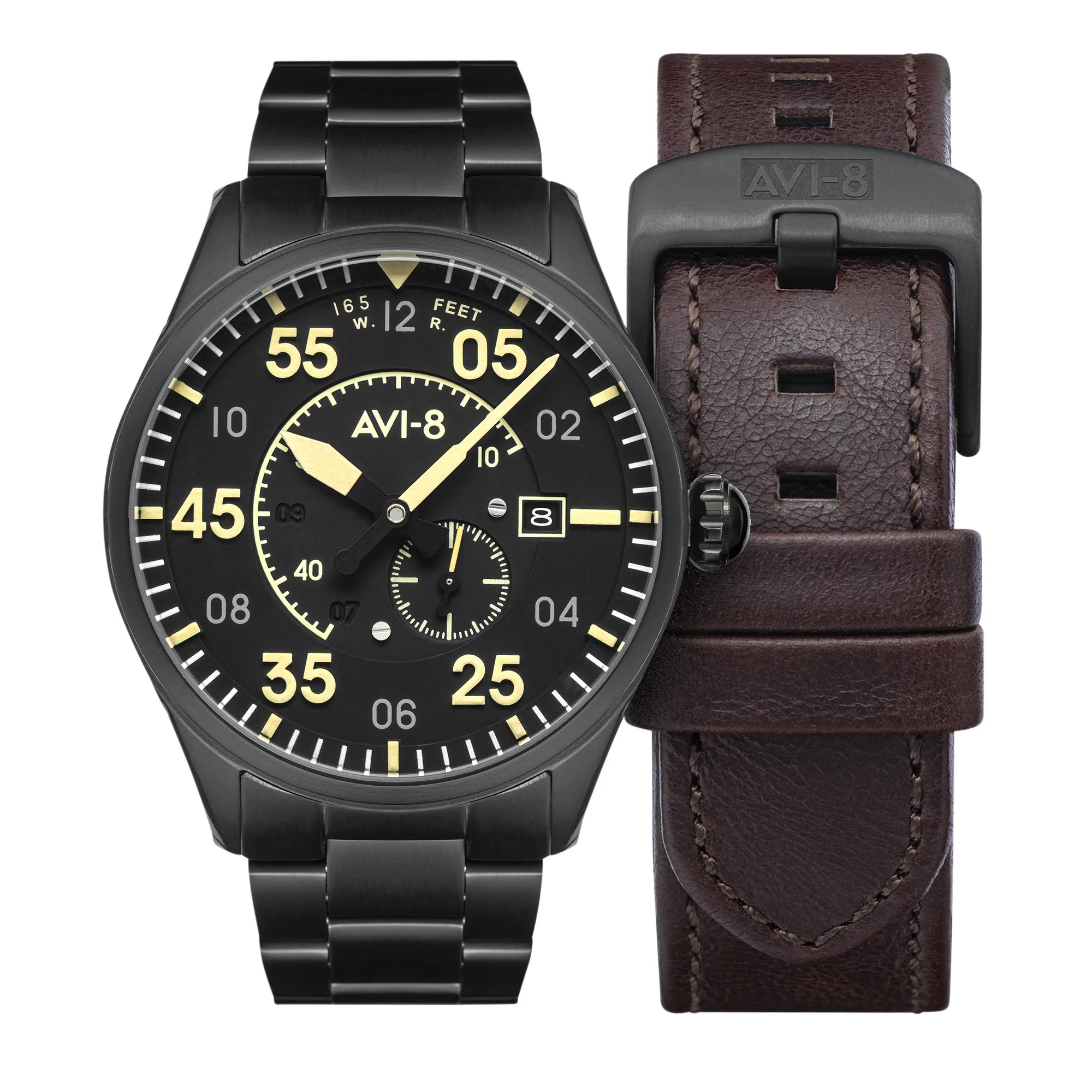 2874-avi-8-spitfire-type-300-automatic-midnight-chrome-1.webp AVI-8 Spitfire Type 300 Automatic Midnight Chrome