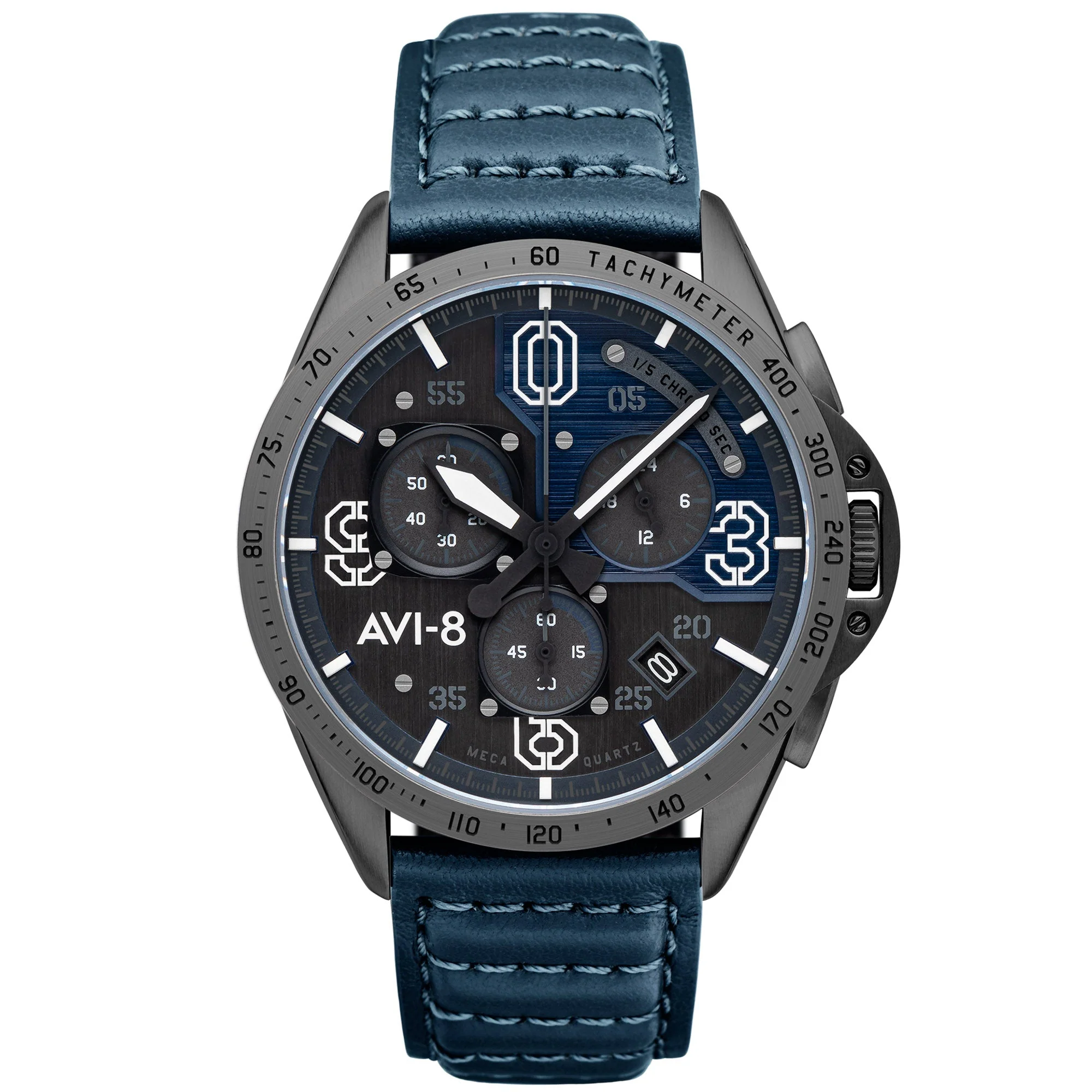 AVI-8 P51 Mustang Blakeslee Chronograph Air Blue