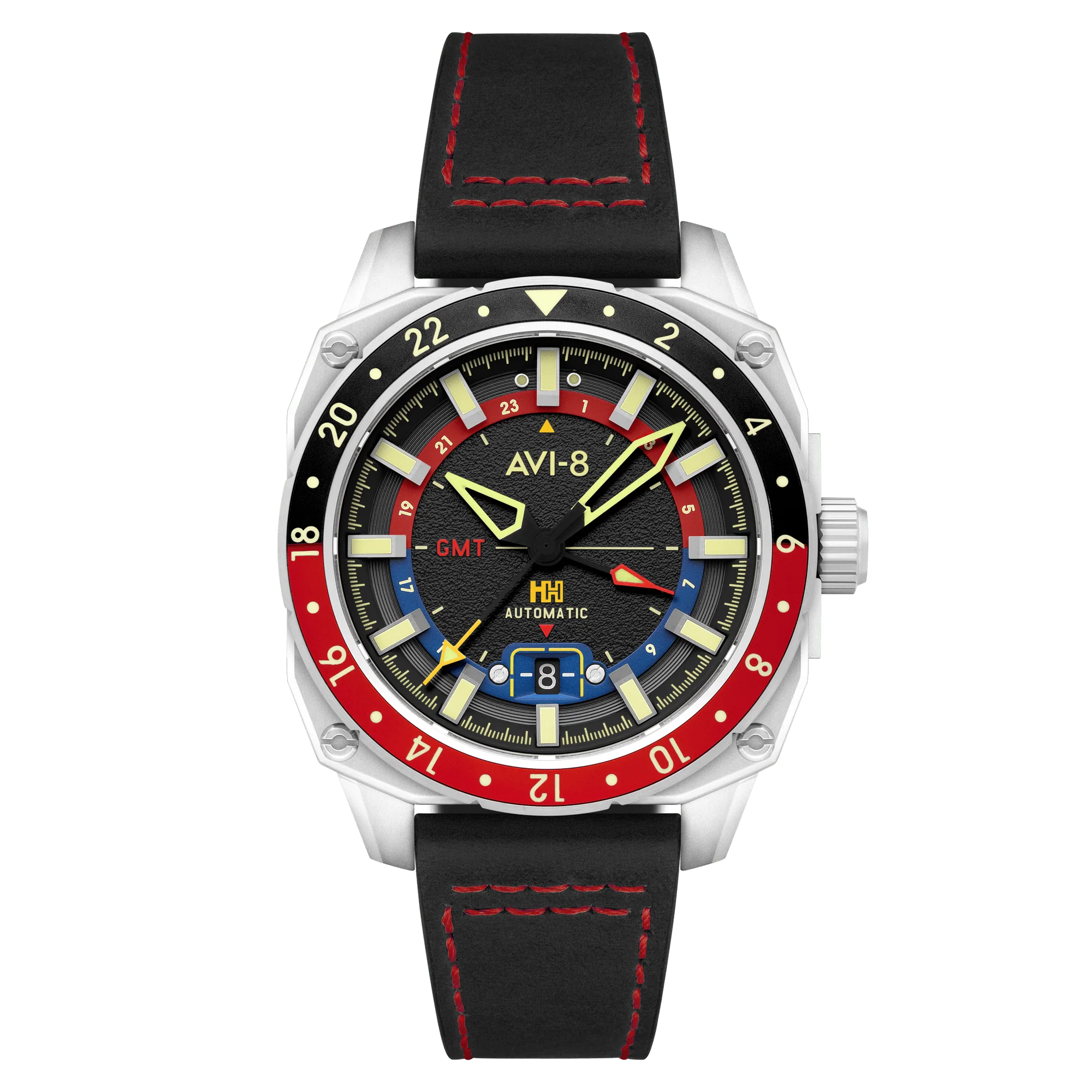 AVI-8 Hawker Hunter Atlas GMT Automatic Devil Black