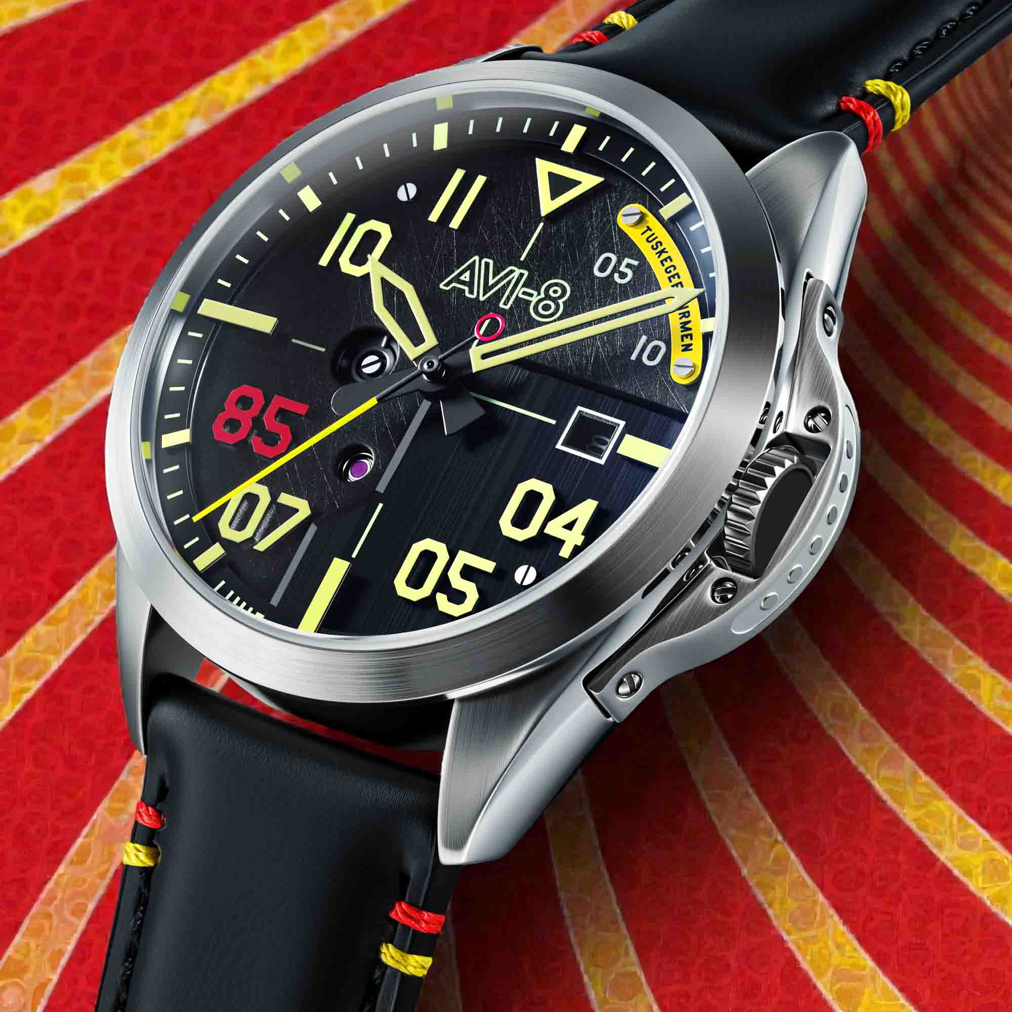AVI-8 P-51 Mustang Patriot Automatic Tuskegee Airmen 85th Anniversary Edition