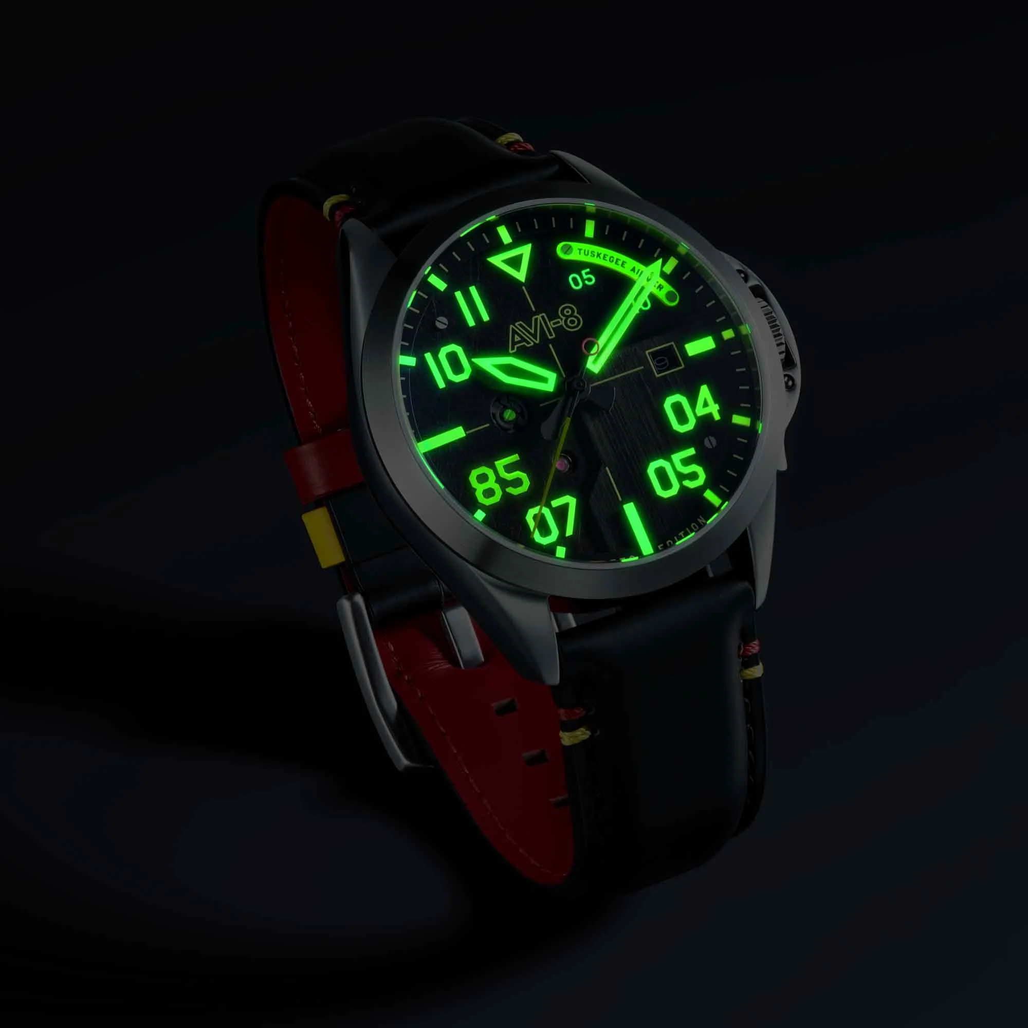 AVI-8 P-51 Mustang Patriot Automatic Tuskegee Airmen 85th Anniversary Edition