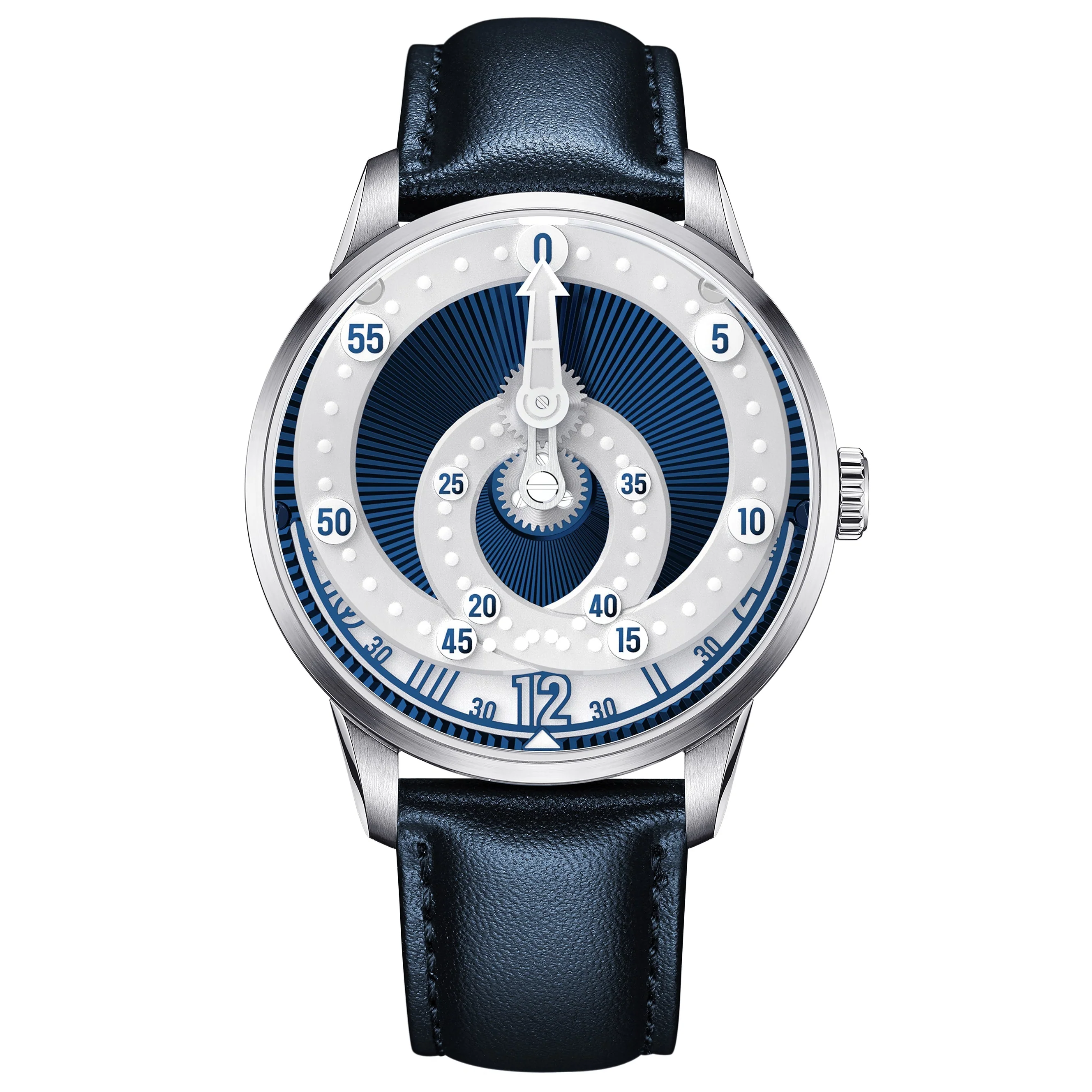 Mandetbrote Orbital Automatic Navy Silver Limited Edition