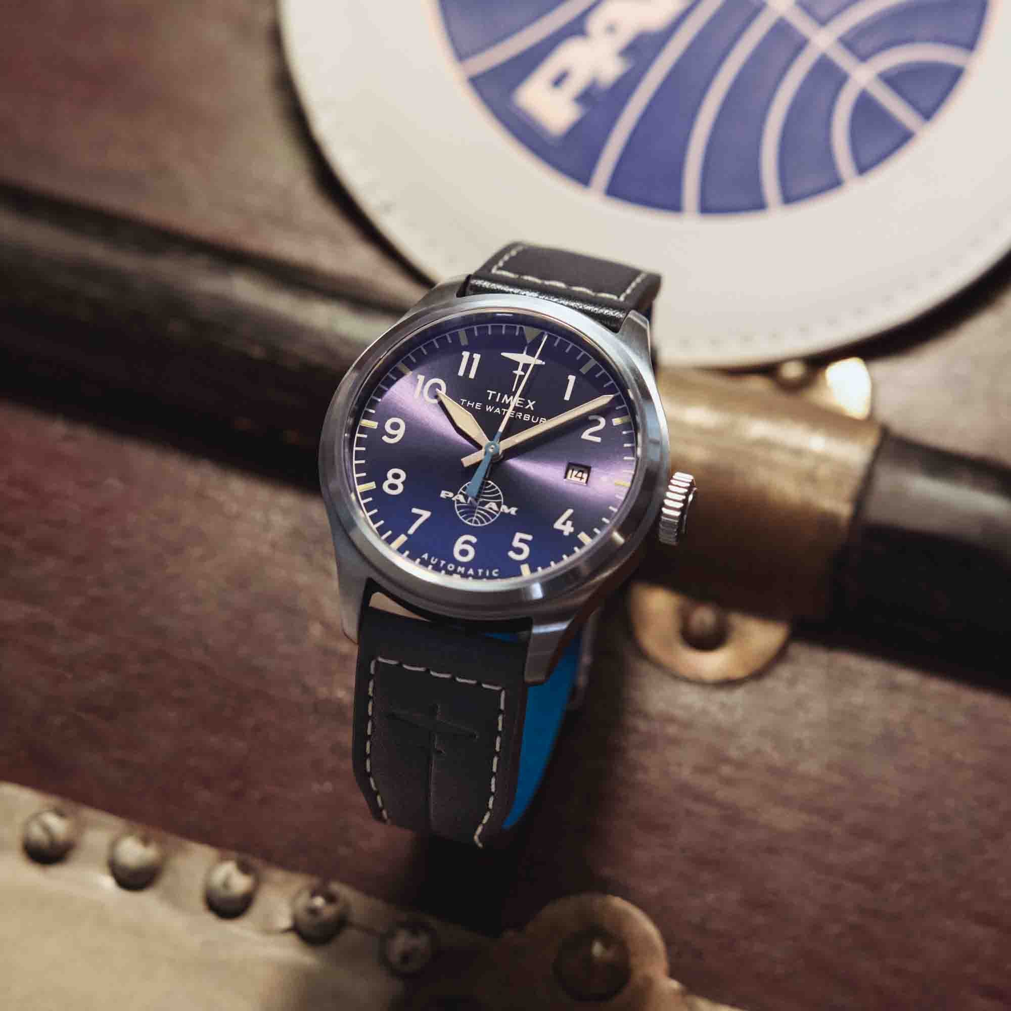 3041-timex-waterbury-ace-automatic-x-pan-am-41mm-blue-8.jpg Timex Waterbury Ace Automatic x Pan Am 41mm Blue