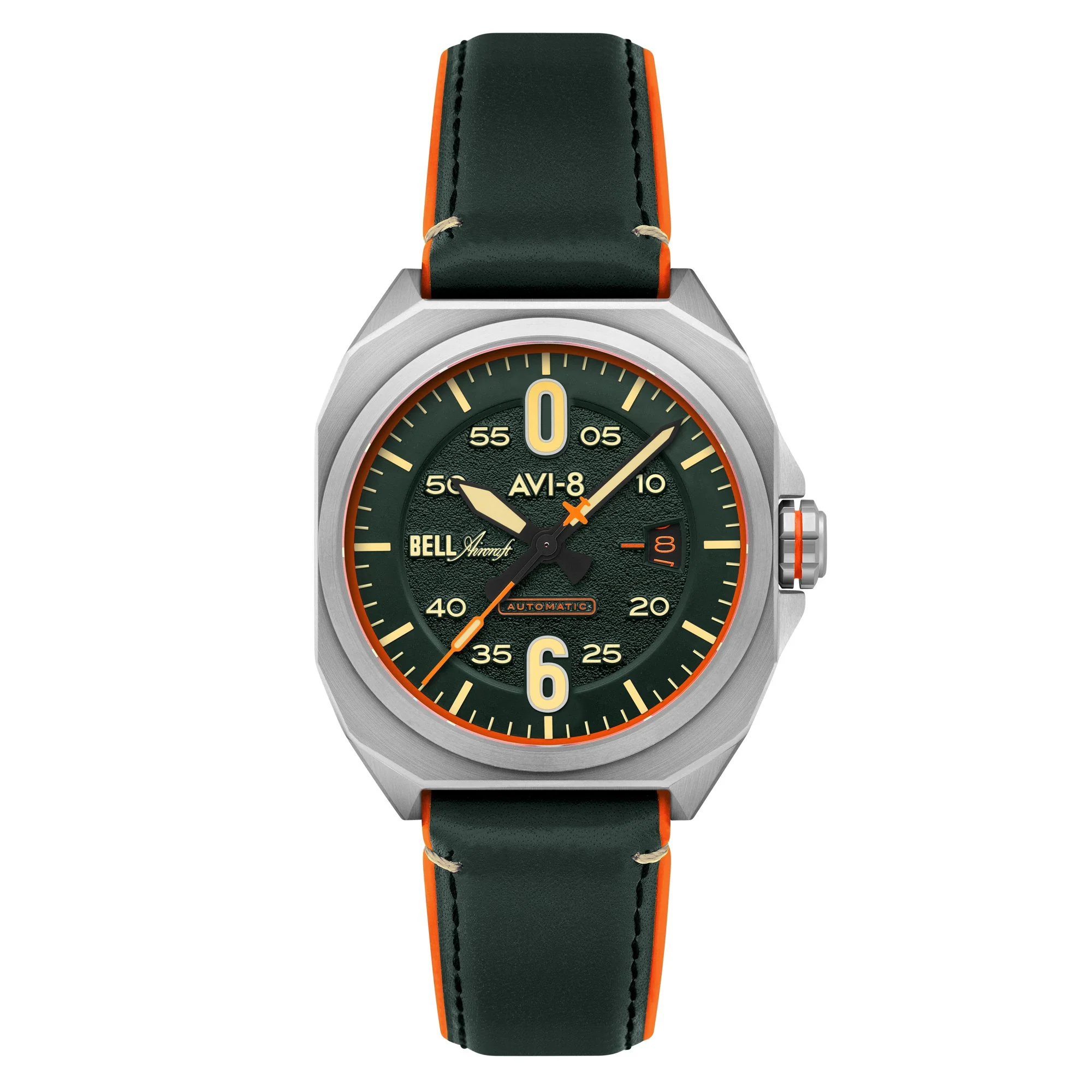 3054-avi-8-bell-x-1-machbuster-automatic-cavalier-green-1.webp AVI-8 Bell X-1 Machbuster Automatic Cavalier Green