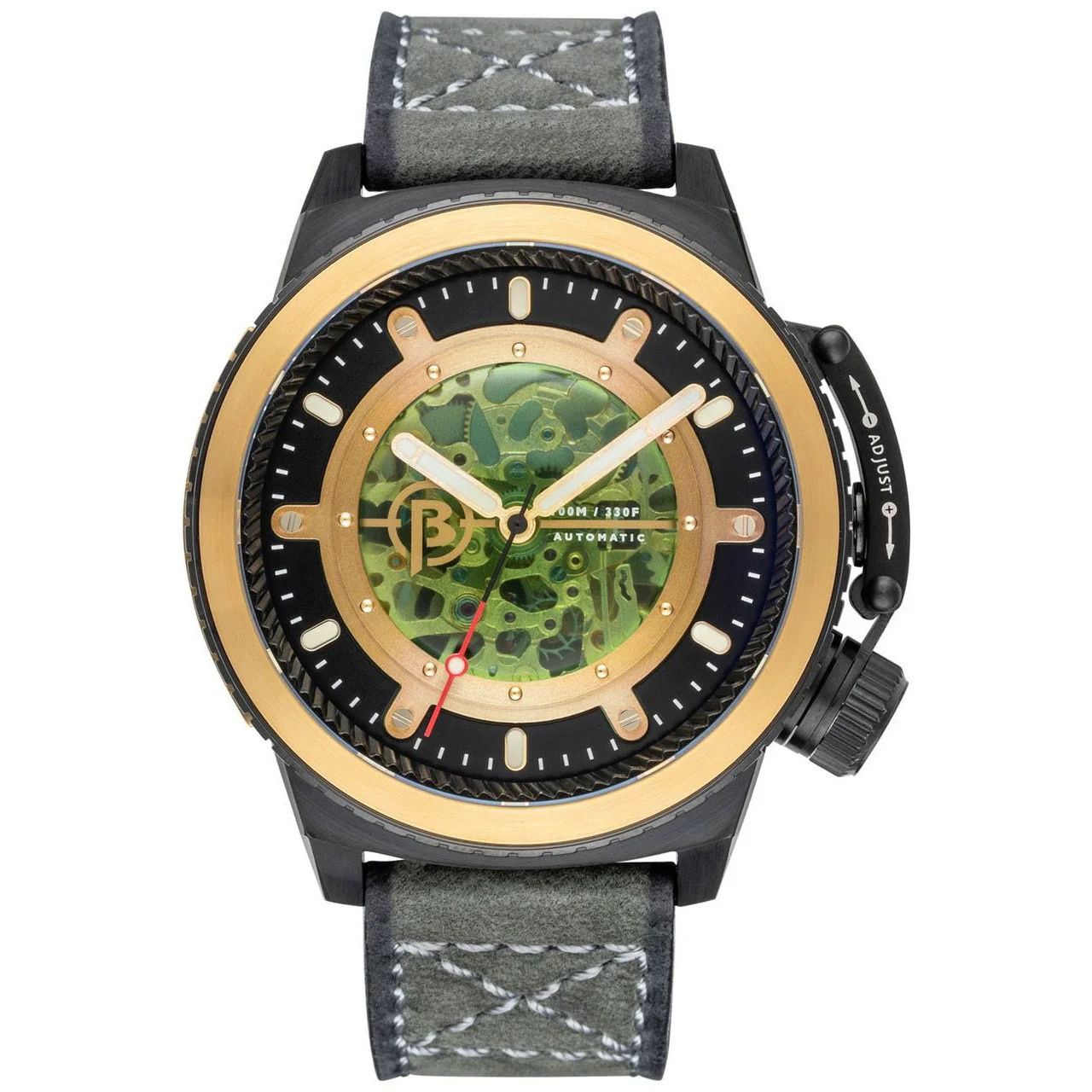 3070-ballast-trafalgar-skeleton-automatic-black-green-1.webp Ballast Trafalgar Skeleton Automatic Black Green