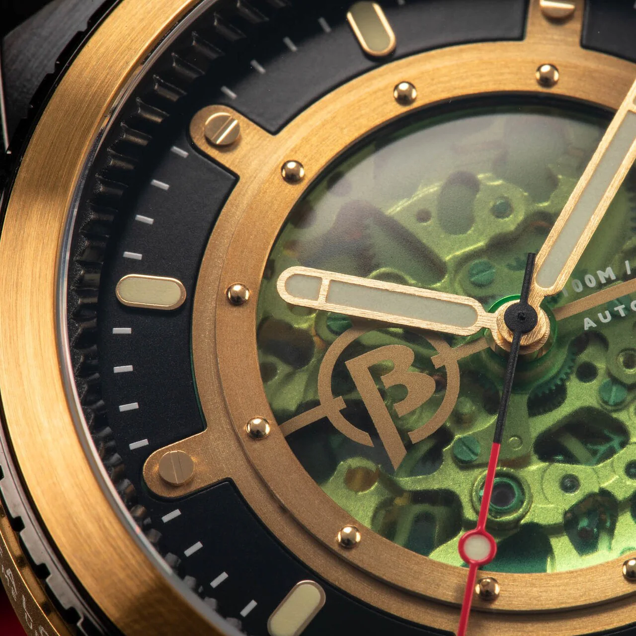 3070-ballast-trafalgar-skeleton-automatic-black-green-2.webp Ballast Trafalgar Skeleton Automatic Black Green