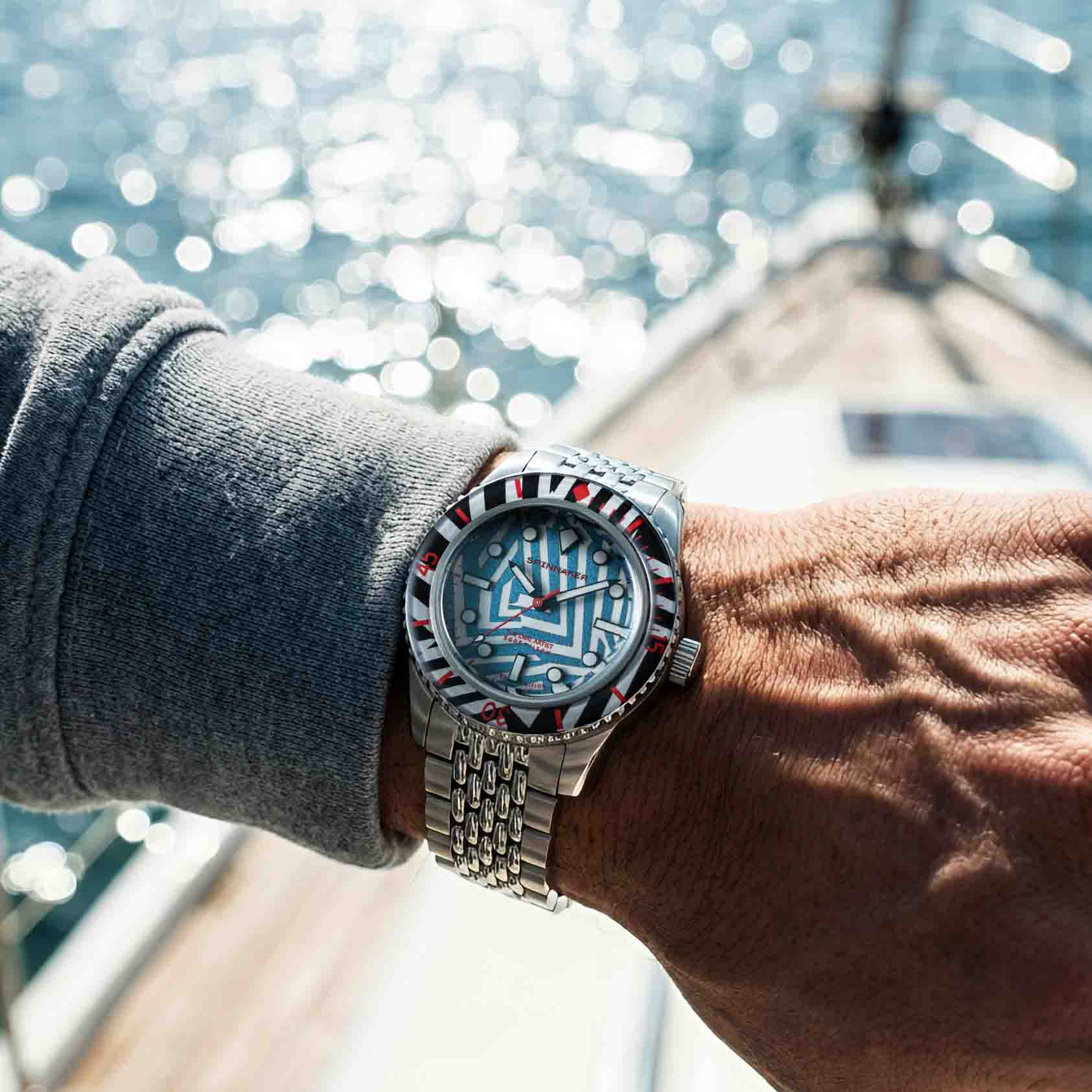 Spinnaker Fleuss 40 Automatic Razzle Dazzle Limited Edition