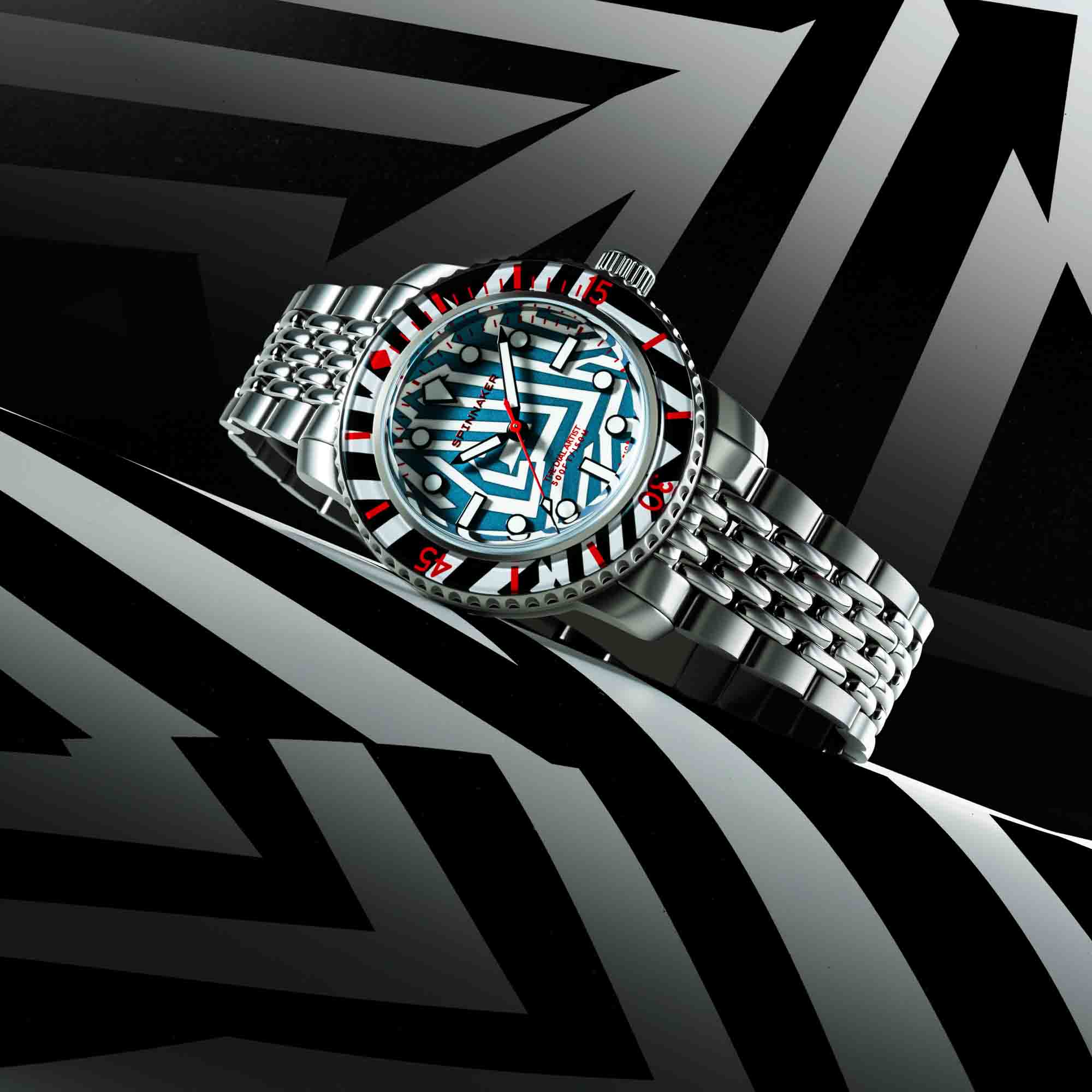 Spinnaker Fleuss 40 Automatic Razzle Dazzle Limited Edition