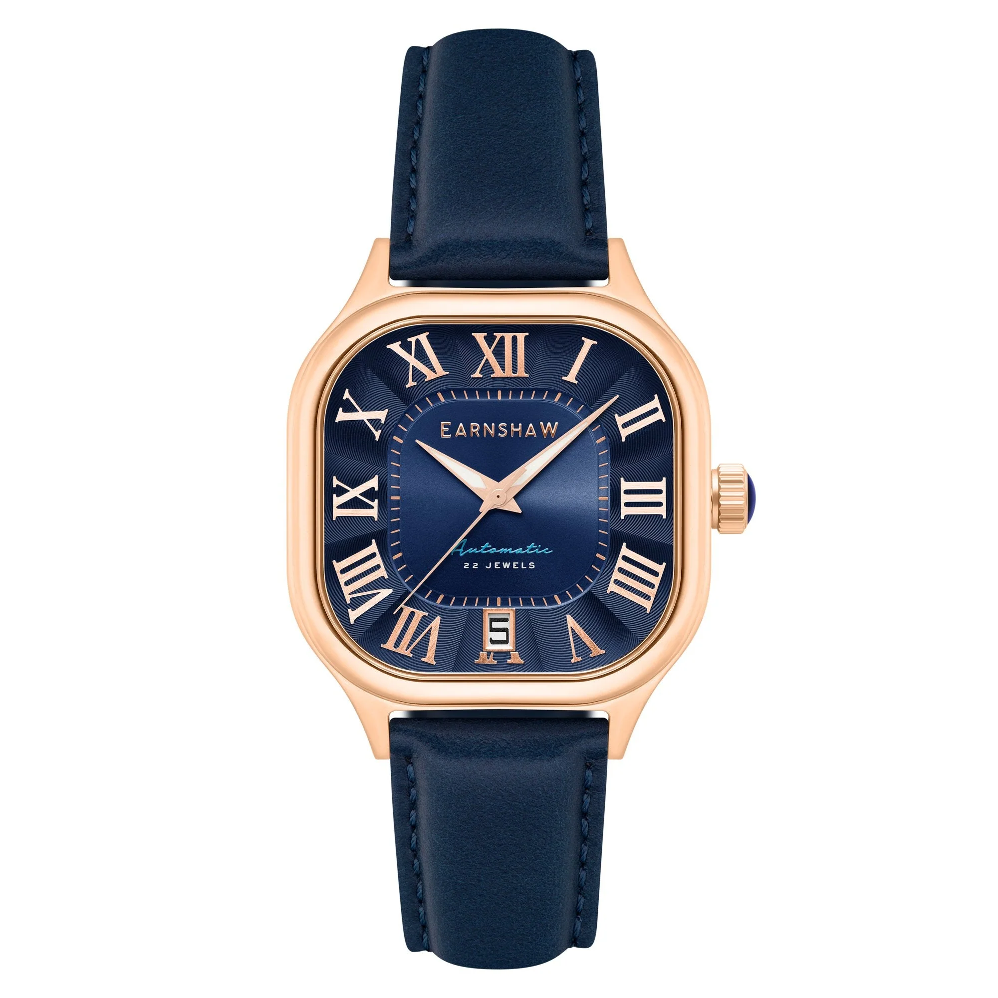 310-thomas-earnshaw-coussin-automatic-regal-blue-1.webp Thomas Earnshaw Coussin Automatic Regal Blue