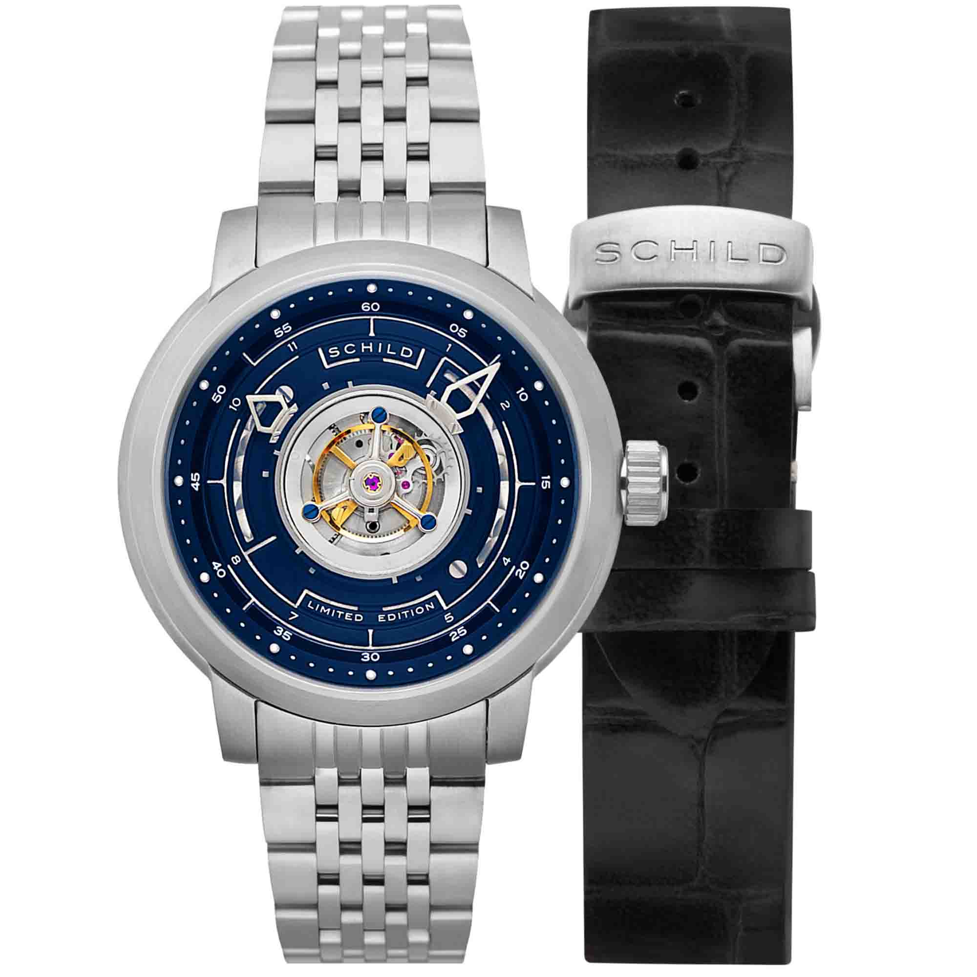 Schild Heinrich Cyclone Tourbillon Pennant Blue Limited Edition