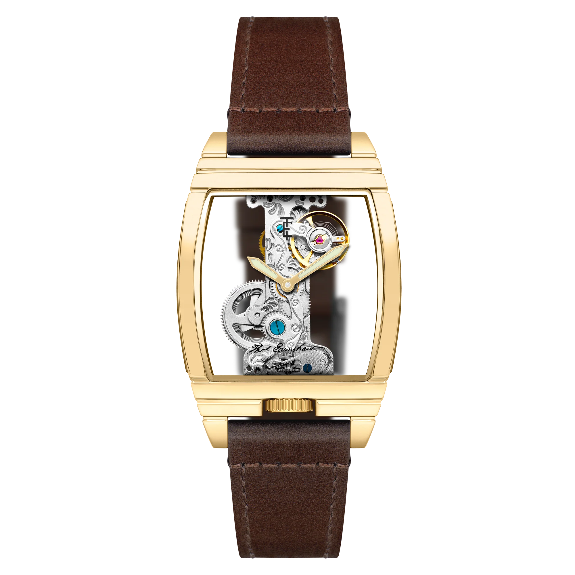 Thomas Earnshaw Discovery Wolver Bridge Mechanical Golden Brown