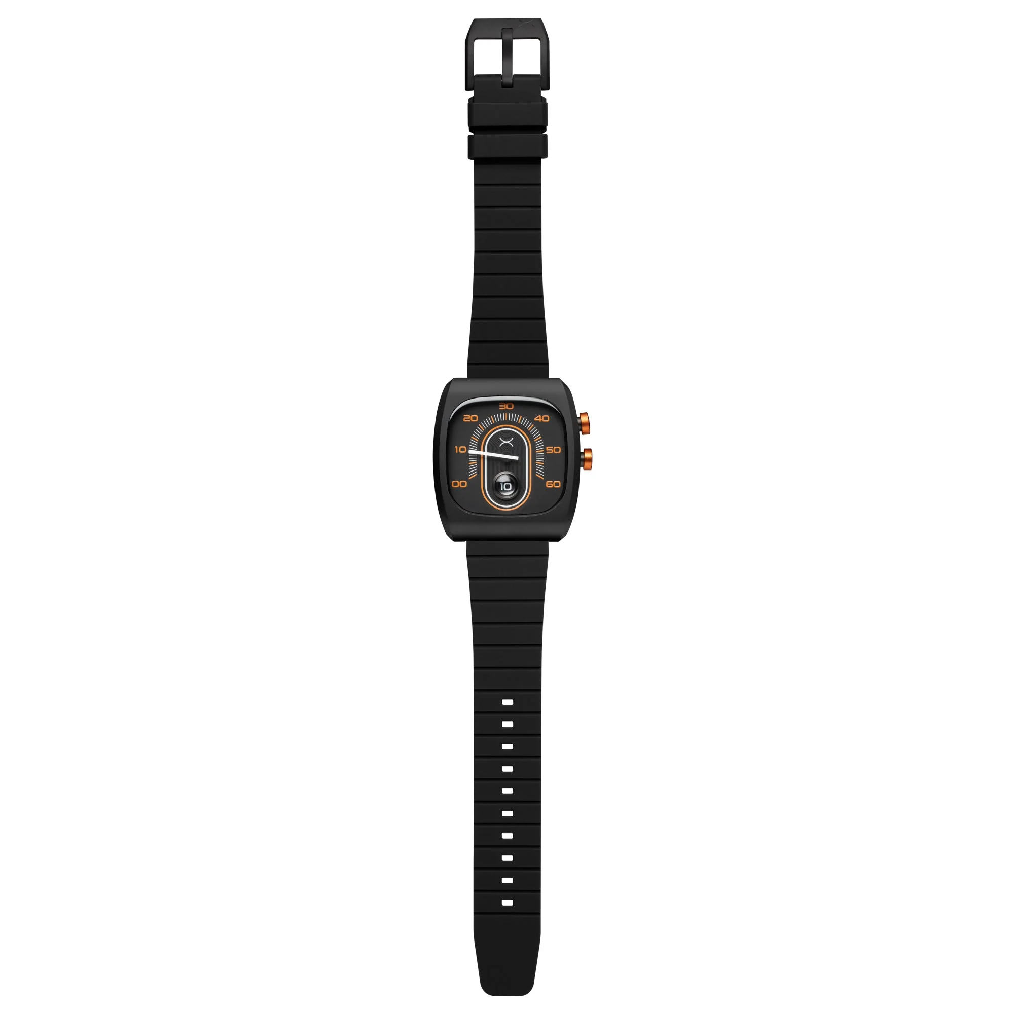 Xeric Retroscope Jump Hour Black Orange