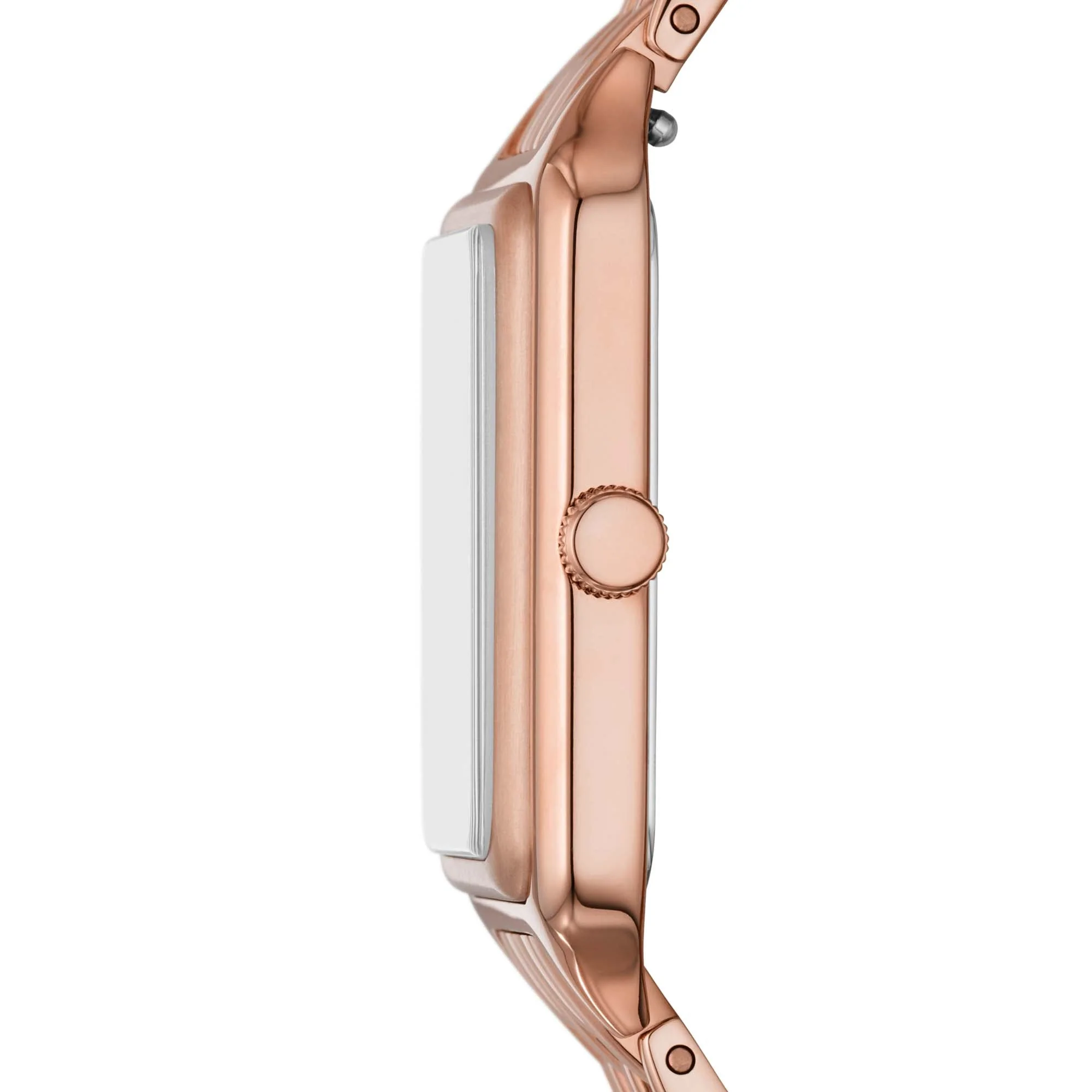 Fossil Raquel Date Rose Gold Brown SS