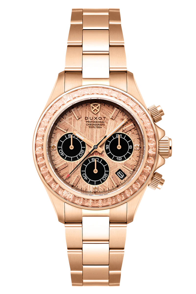 Duxot Accelero Meteorite Chronograph Limited Edition Rose Gold Meteorite