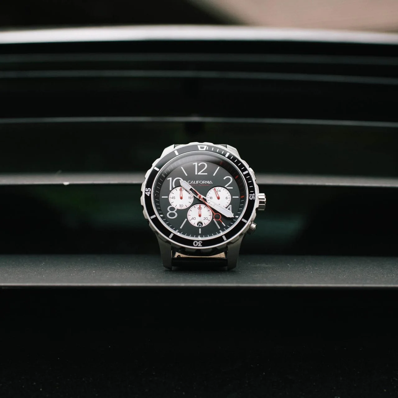 California Watch Co. Mavericks Chrono SS Silver Black