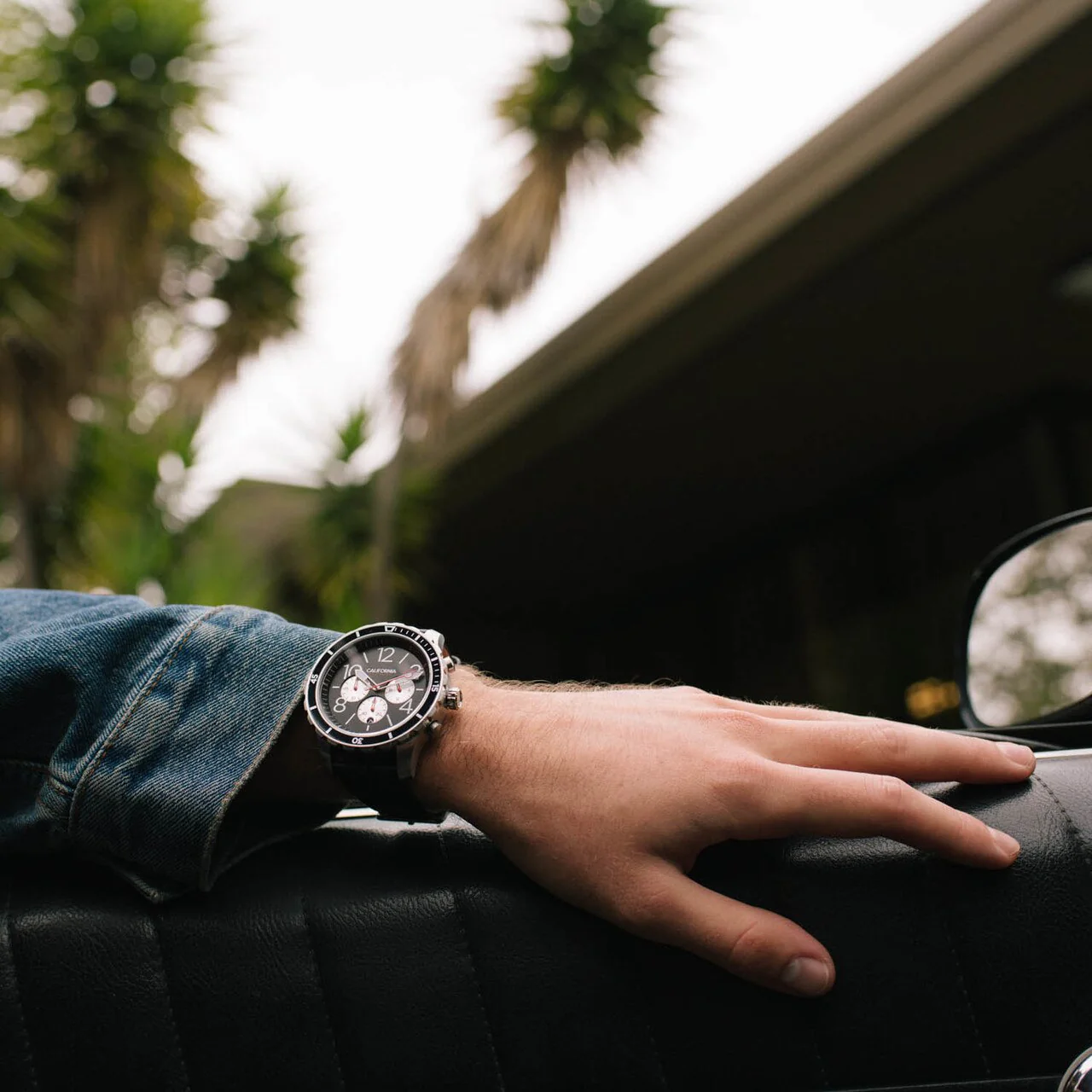 California Watch Co. Mavericks Chrono SS Silver Black