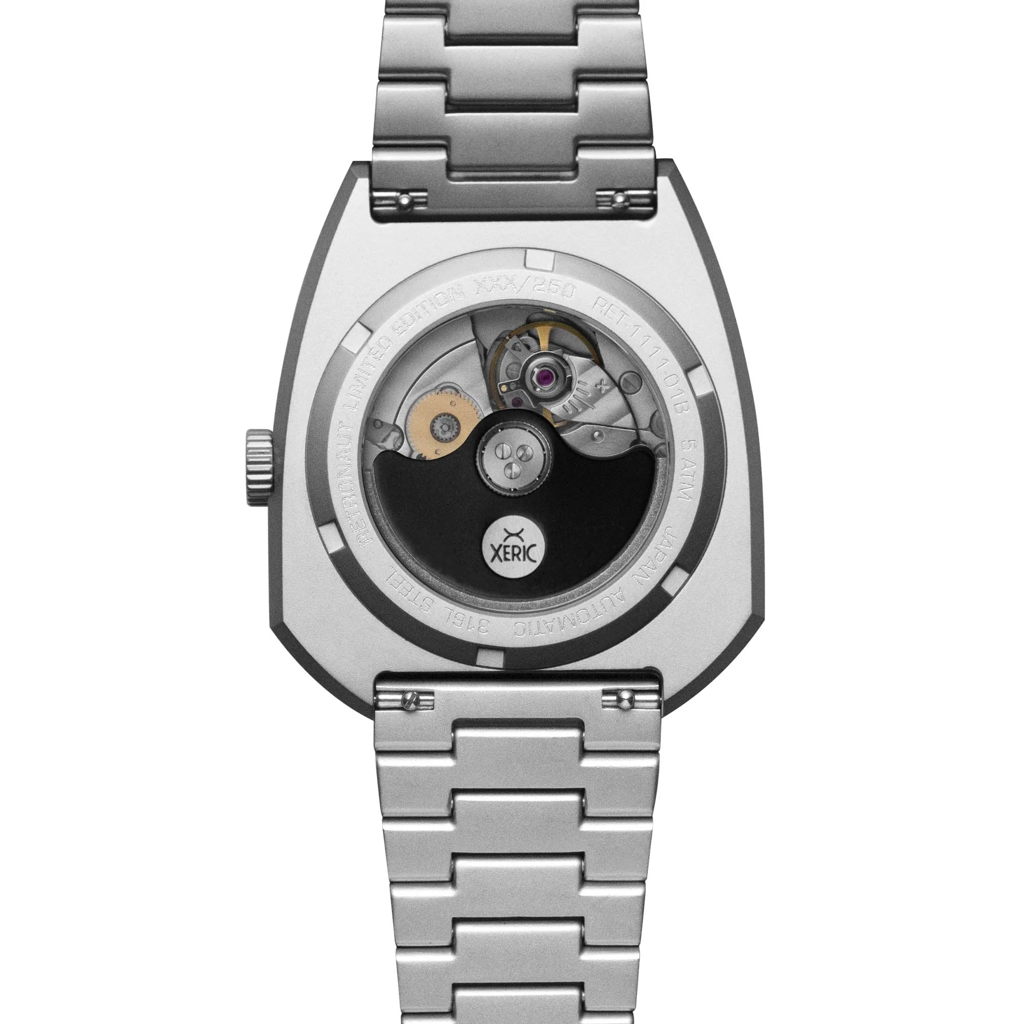 Xeric Retronaut Automatic Wandering Hour Matte Steel Blue