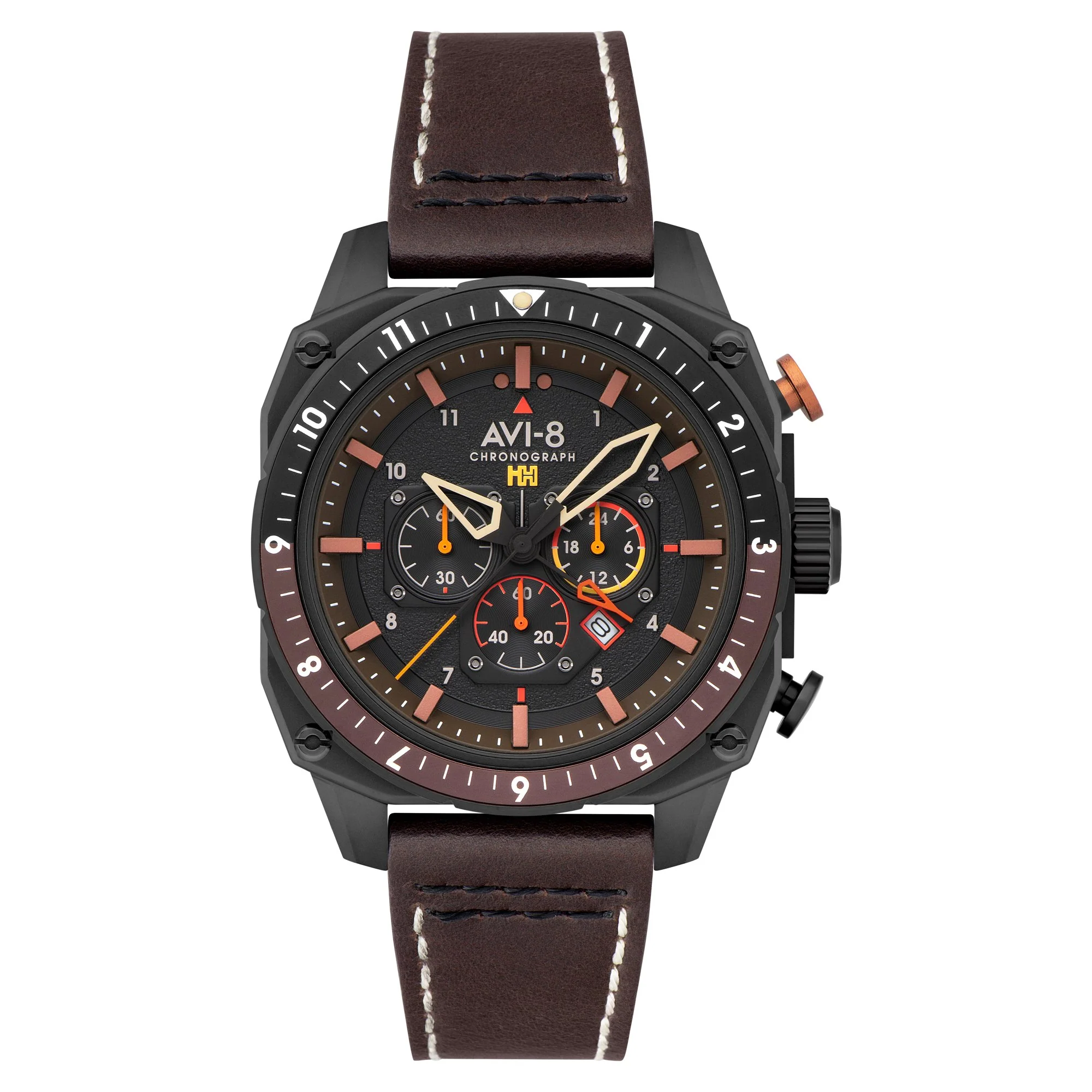 451-avi-8-hawker-hunter-atlas-dual-time-chronograph-soot-black-1.webp AVI-8 Hawker Hunter Atlas Dual Time Chronograph Soot Black