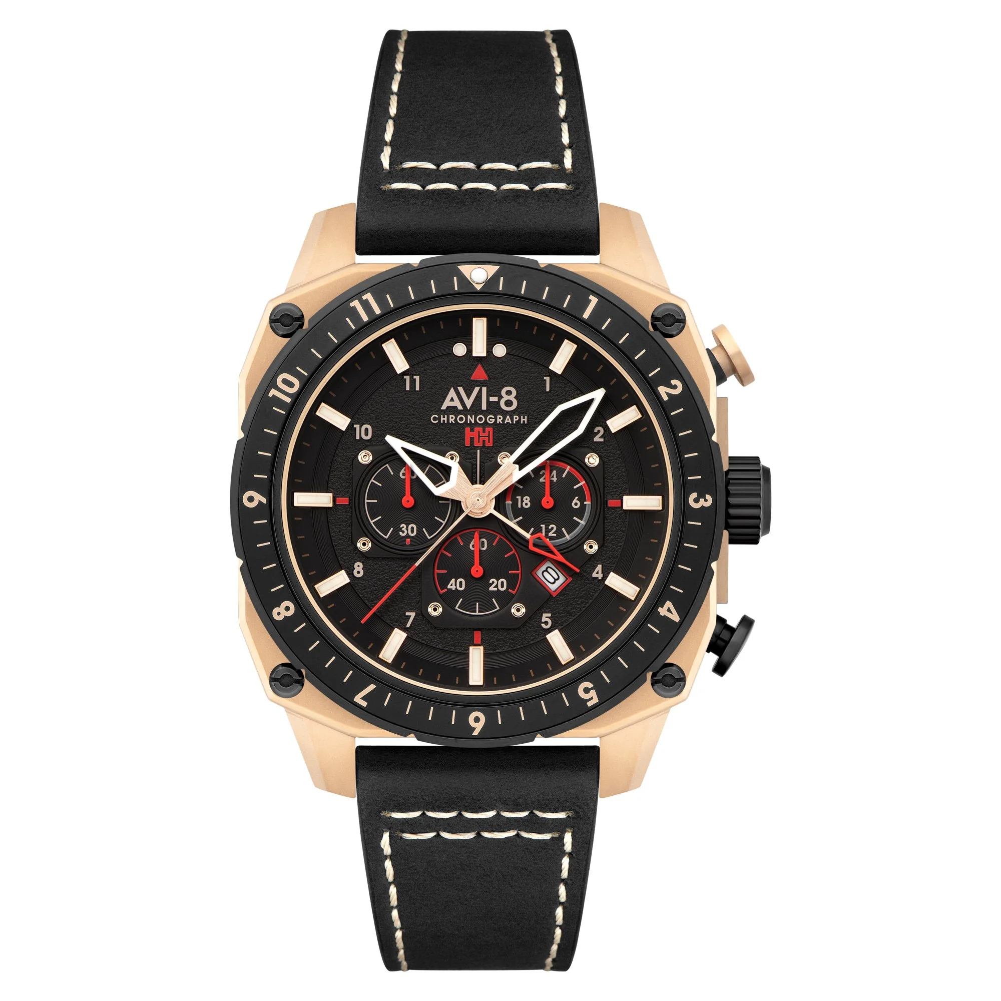 455-avi-8-hawker-hunter-atlas-dual-time-chronograph-jet-black-1.webp AVI-8 Hawker Hunter Atlas Dual Time Chronograph Jet Black