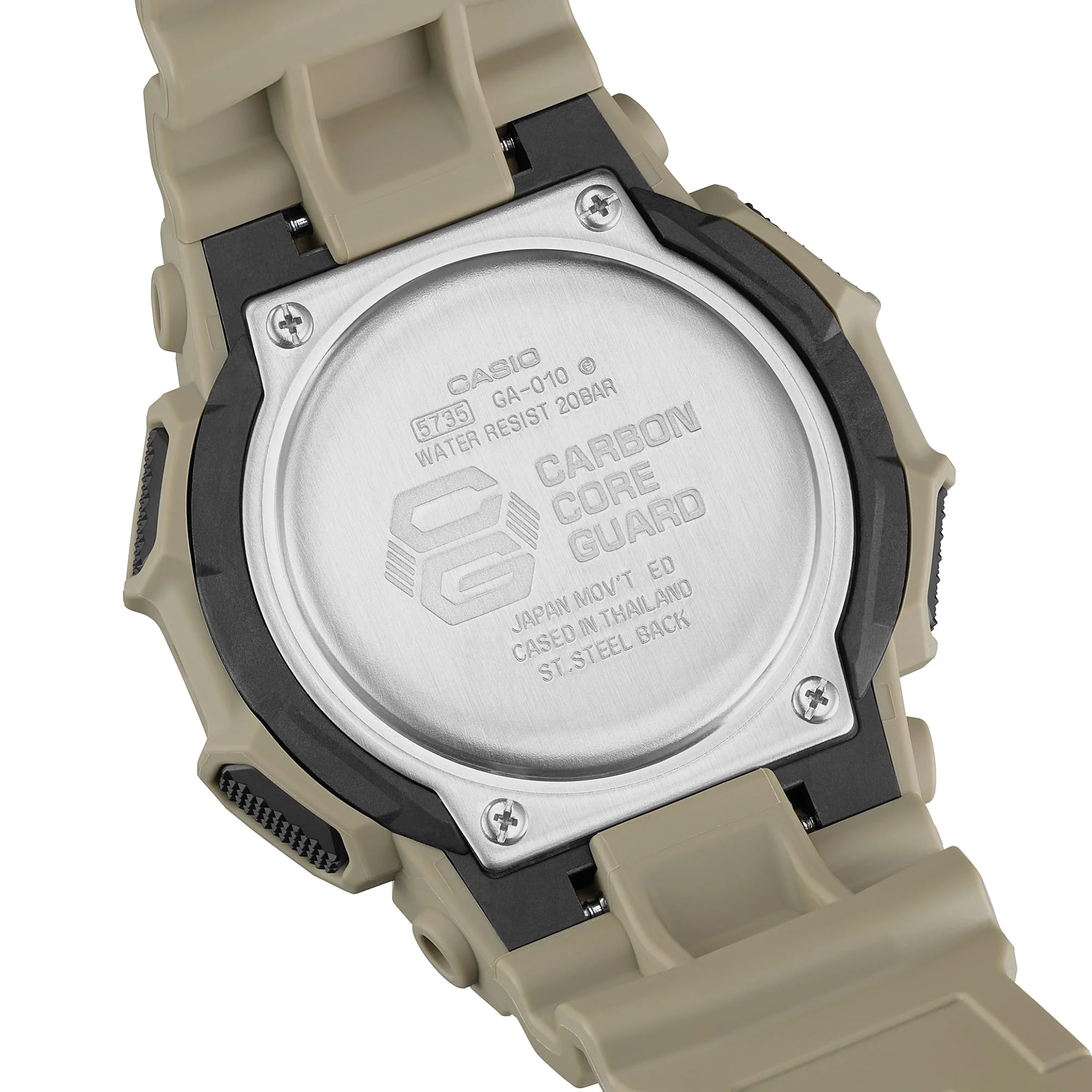 G-Shock GA010 Rugged Ana-Digi 10 Year Battery Tan