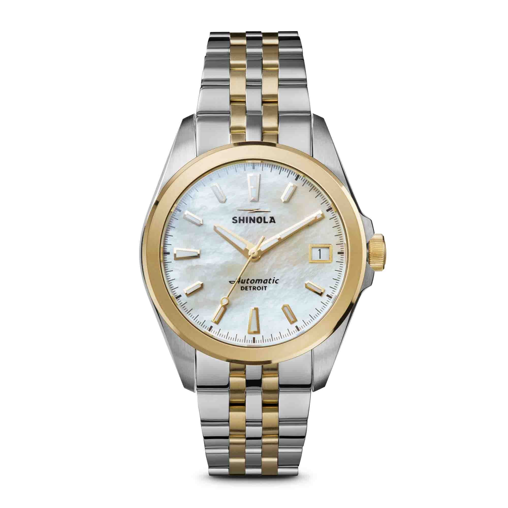 Shinola The Circadian Monster Automatic 36mm White Mother of Pearl