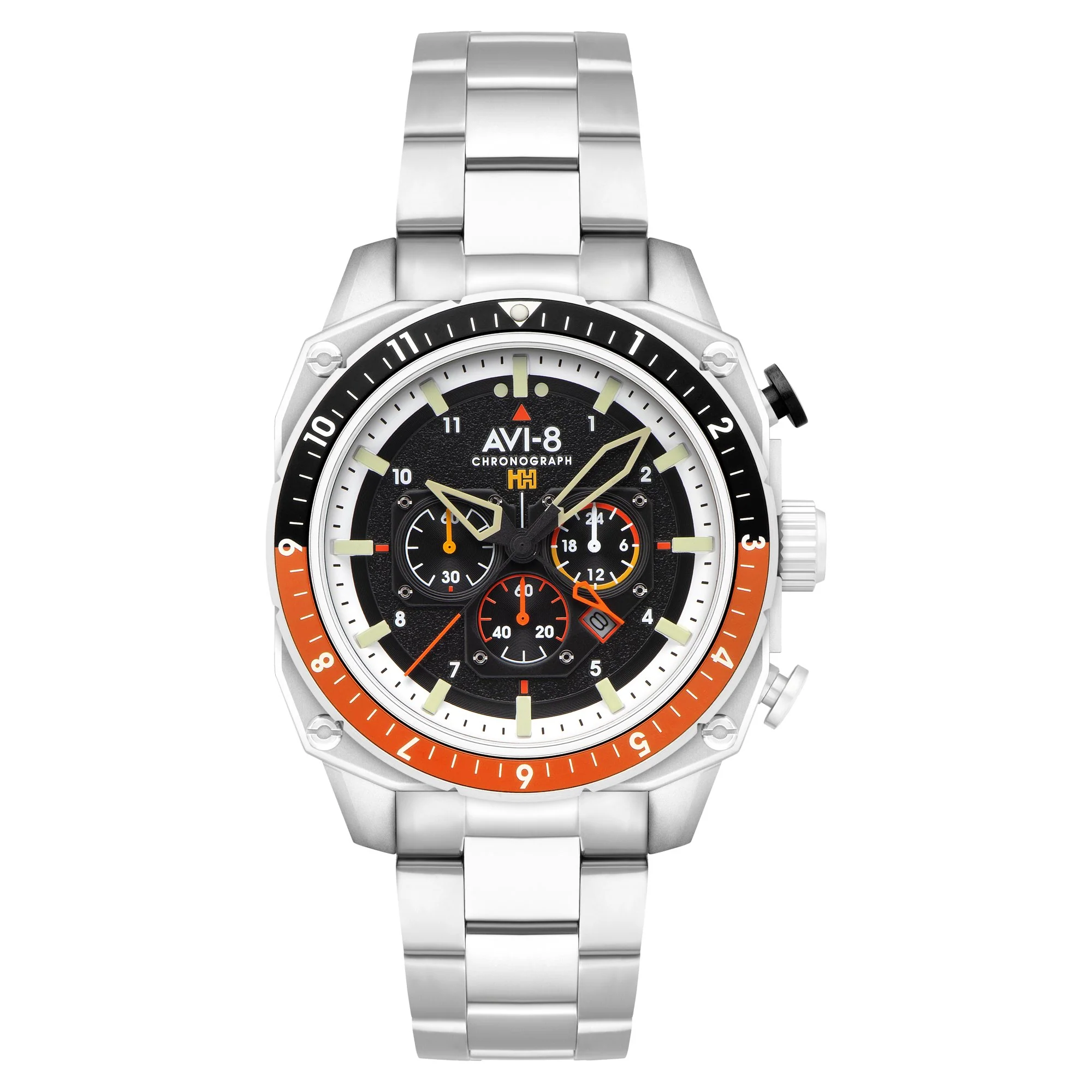 572-avi-8-hawker-hunter-atlas-dual-time-chronograph-raven-black-1.webp AVI-8 Hawker Hunter Atlas Dual Time Chronograph Raven Black
