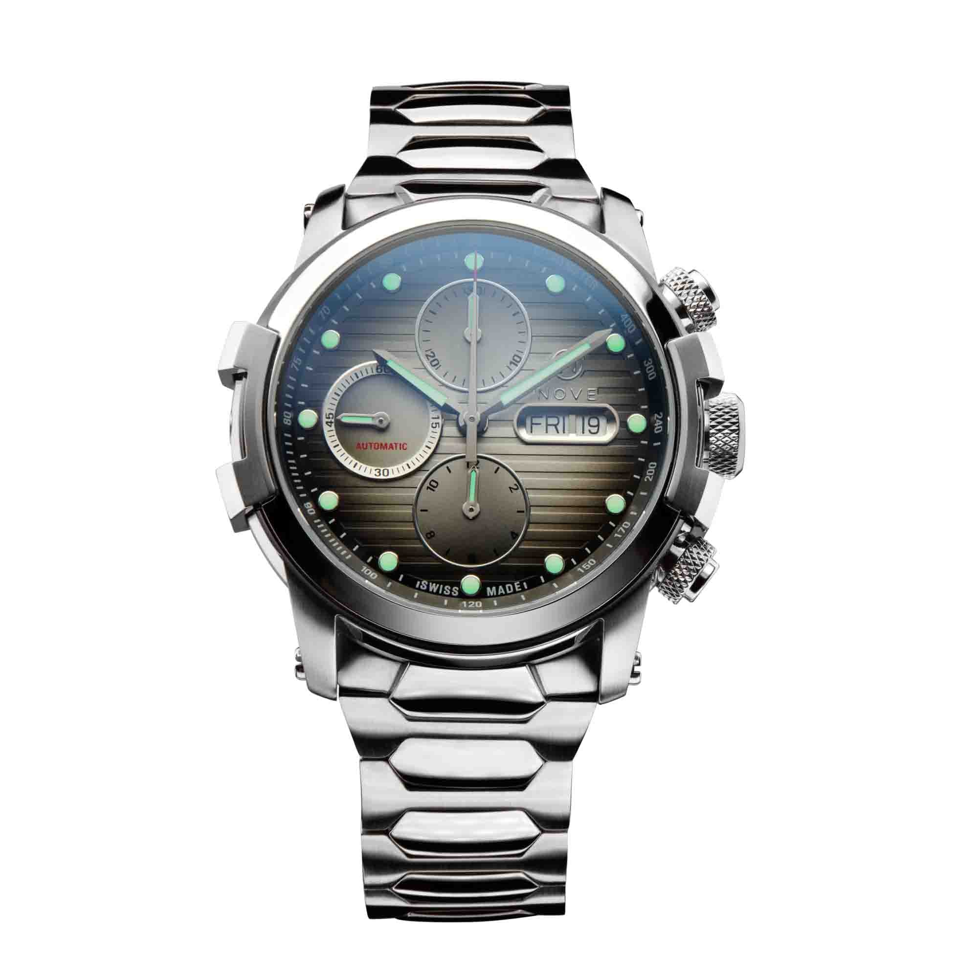 Nove Modena 500 Automatic Chrono Gray SS