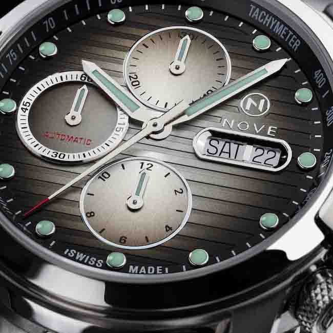 Nove Modena 500 Automatic Chrono Gray SS