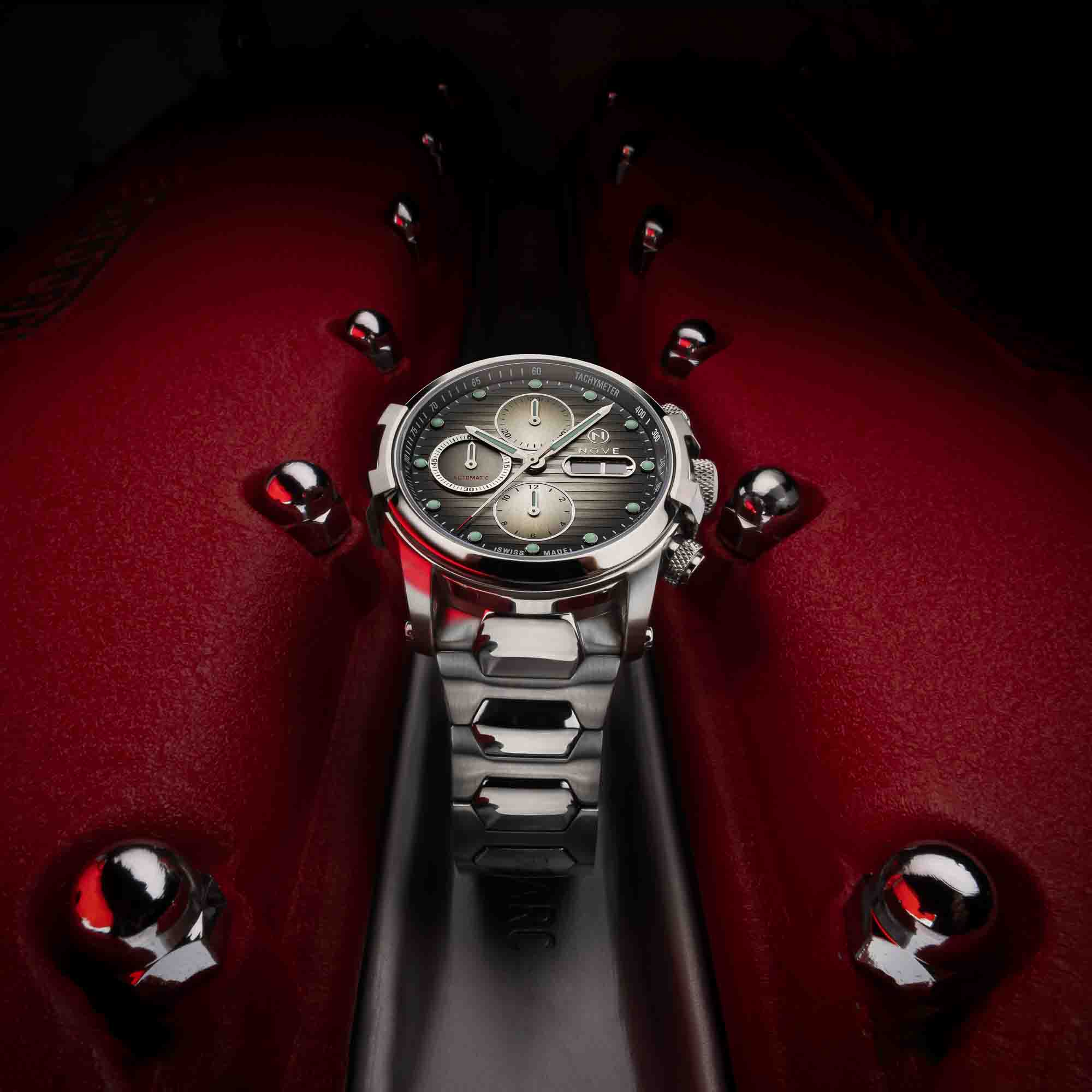 Nove Modena 500 Automatic Chrono Gray SS