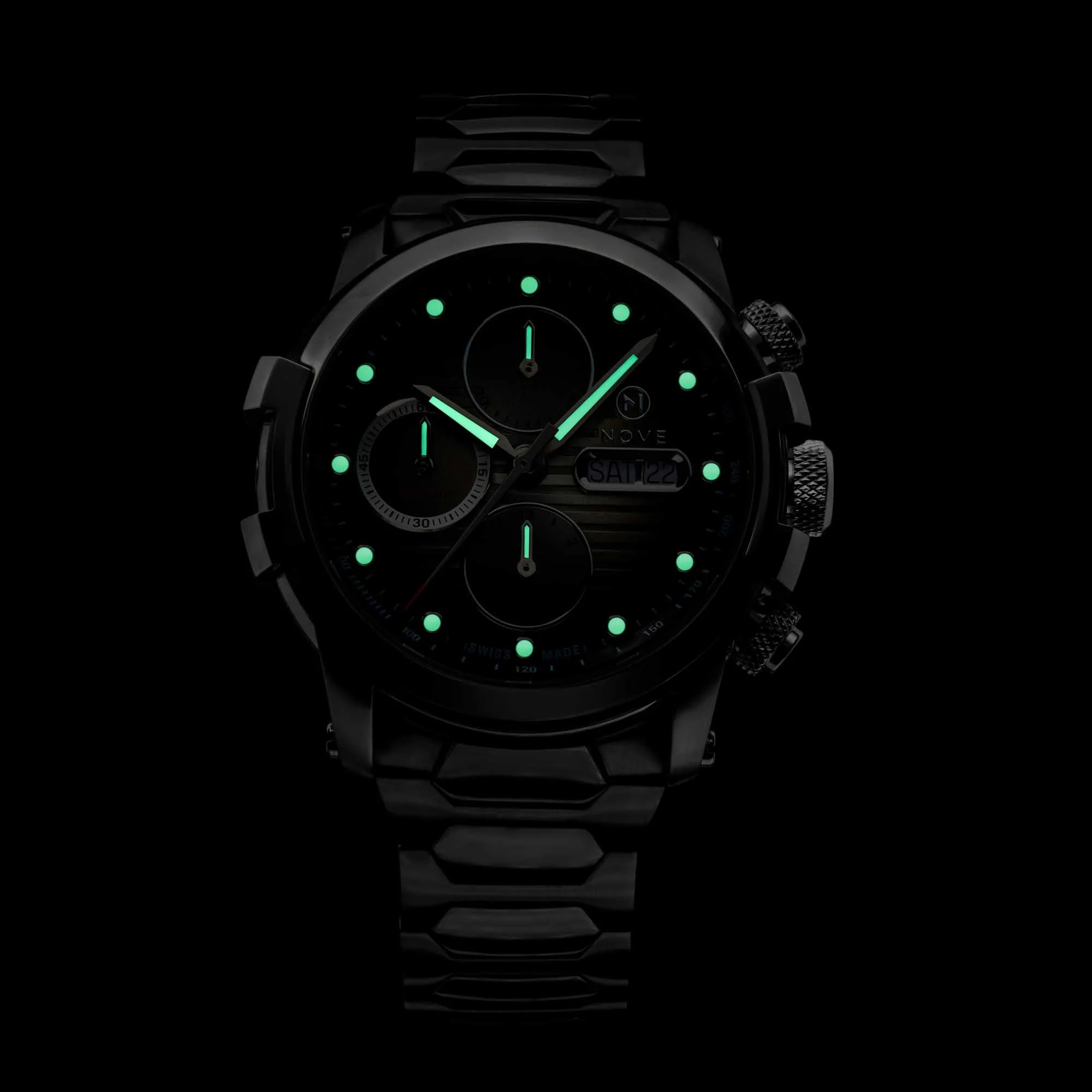 Nove Modena 500 Automatic Chrono Gray SS