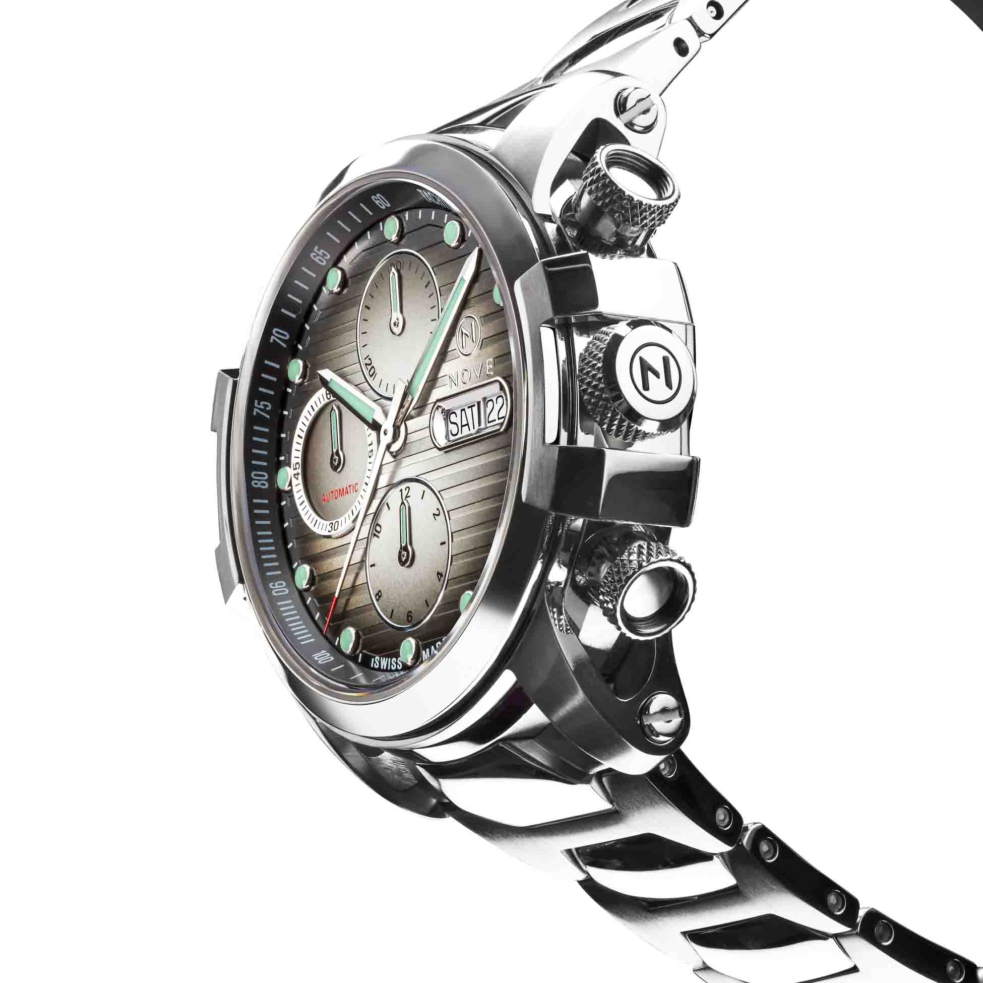 Nove Modena 500 Automatic Chrono Gray SS