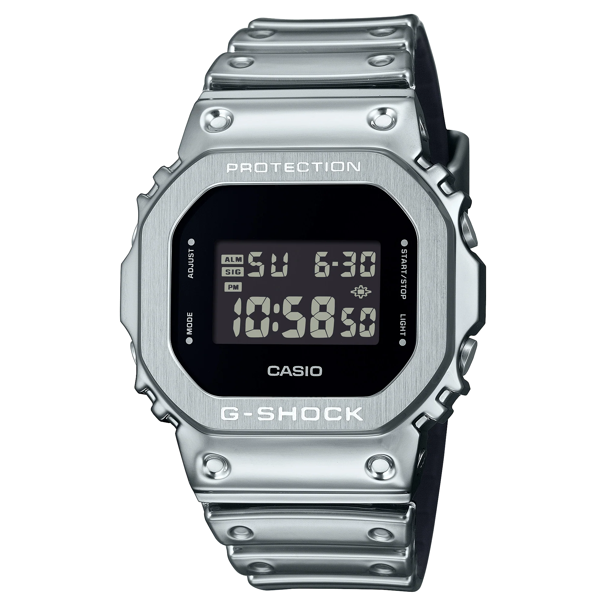 G-Shock GM5600 G-Steel Digital Metallic Silver