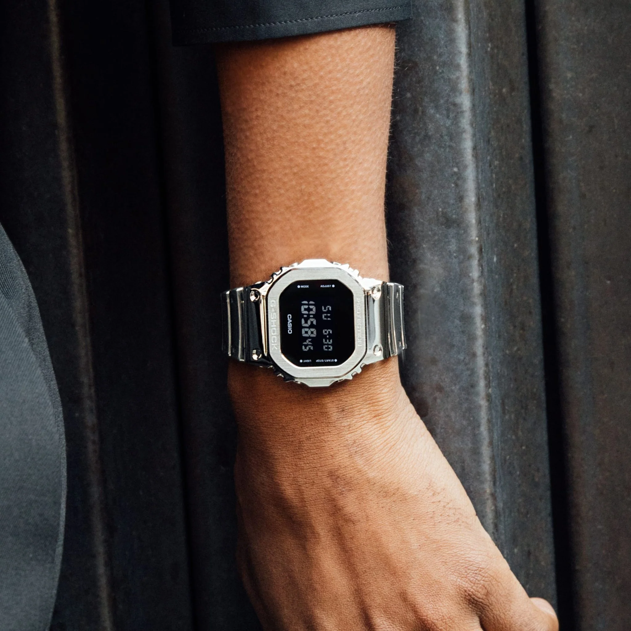 G-Shock GM5600 G-Steel Digital Metallic Silver