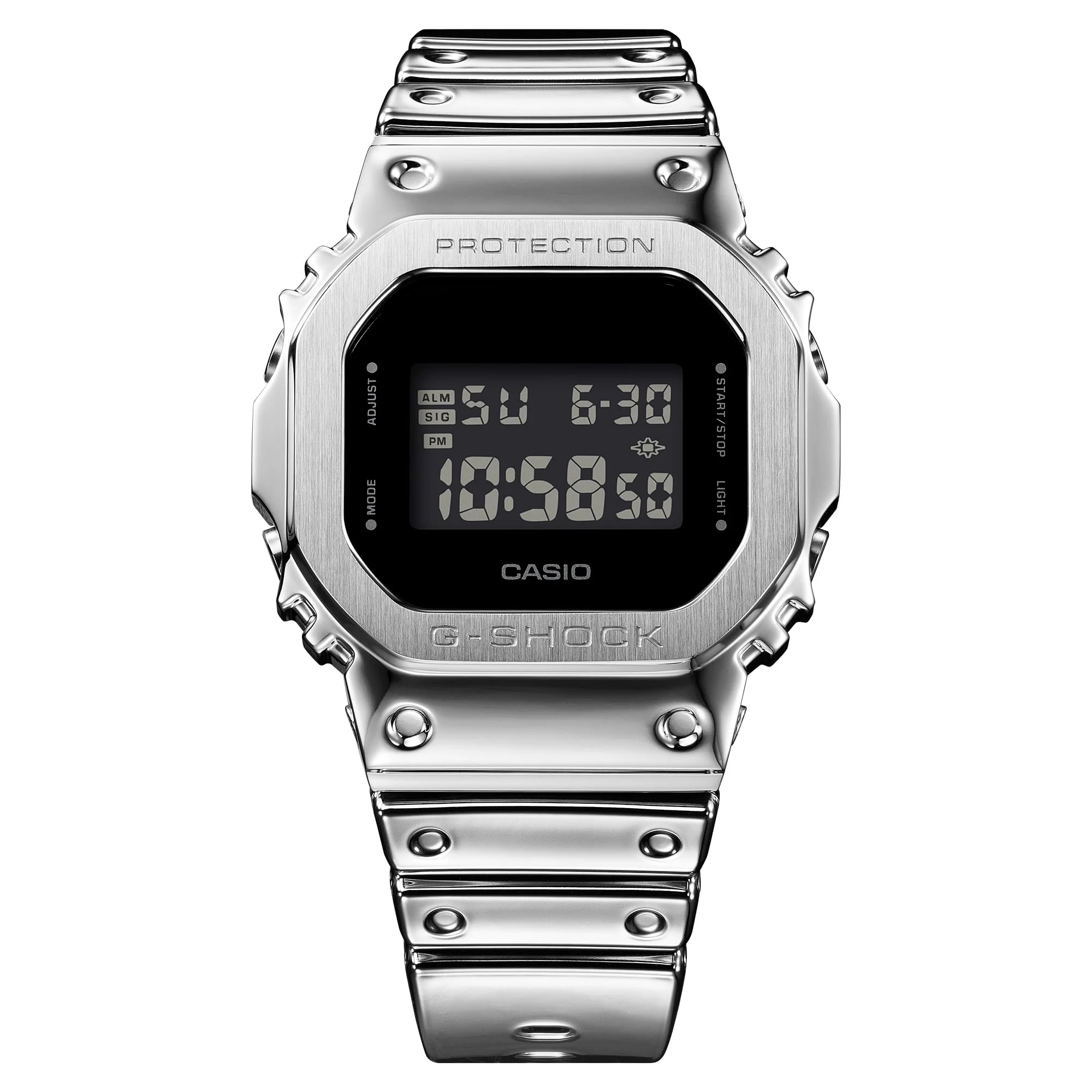 G-Shock GM5600 G-Steel Digital Metallic Silver
