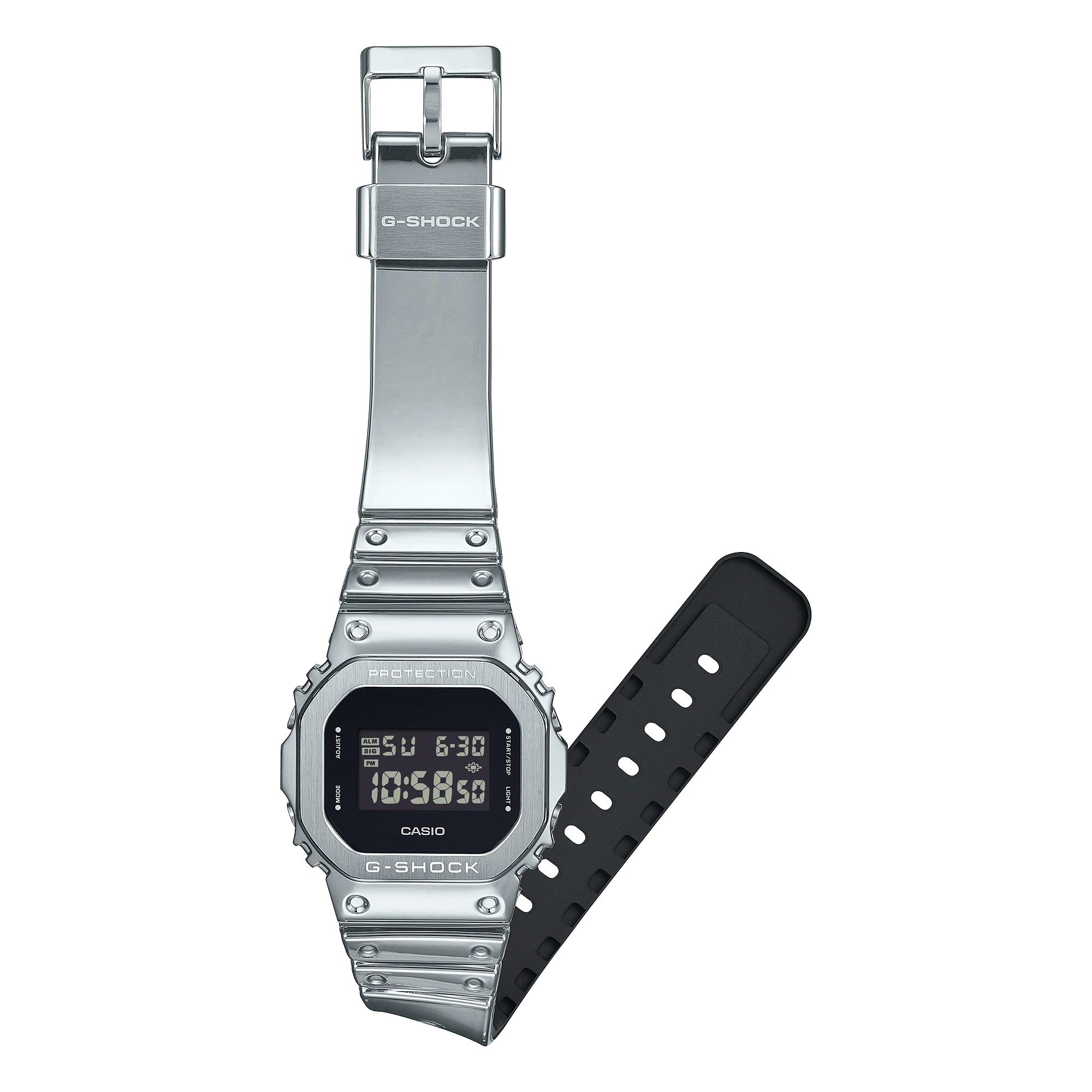 G-Shock GM5600 G-Steel Digital Metallic Silver