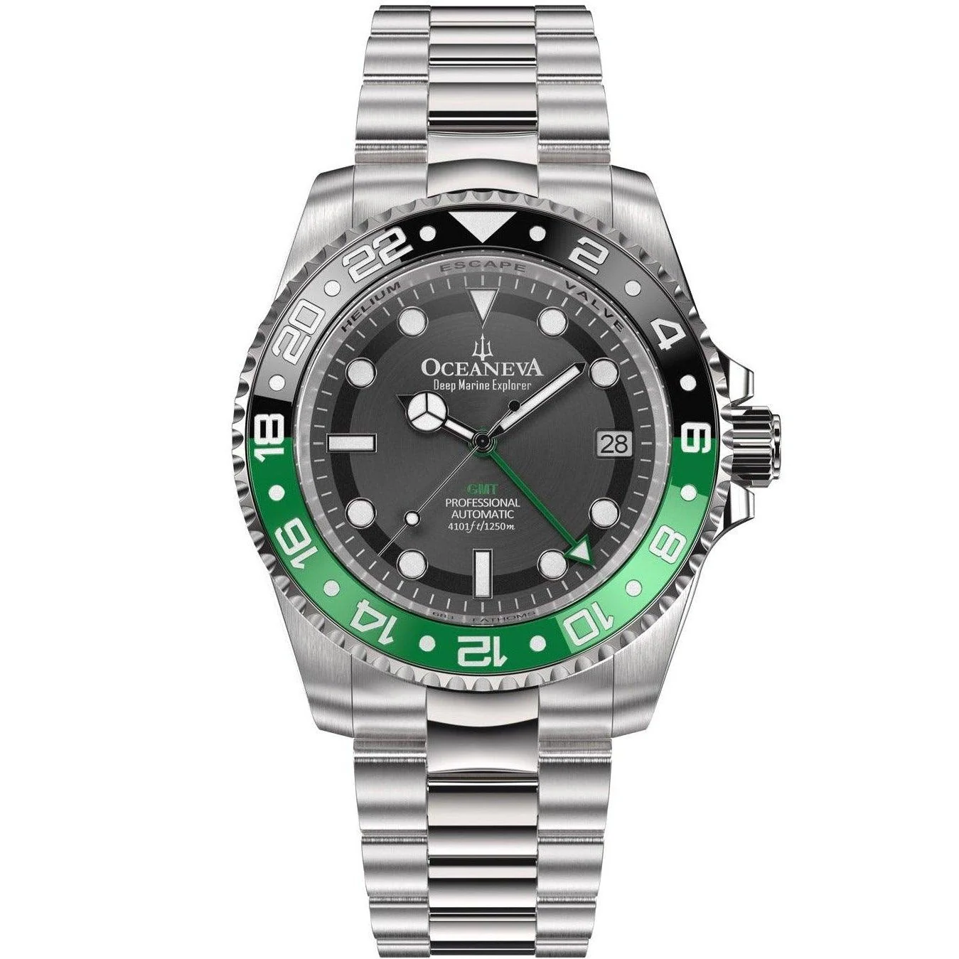 601-oceaneva-deep-marine-explorer-gmt-automatic-1250m-pro-diver-green-black-1.webp Oceaneva Deep Marine Explorer GMT Automatic 1250M Pro Diver Green Black
