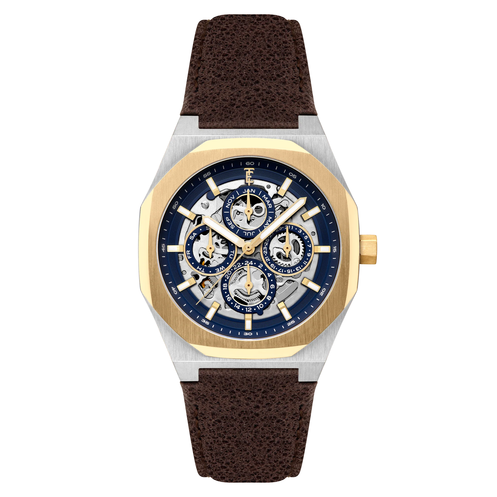 706-thomas-earnshaw-discovery-drake-triple-calendar-skeleton-automatic-steel-blue-1.webp Thomas Earnshaw Discovery Drake Triple Calendar Skeleton Automatic Steel Blue