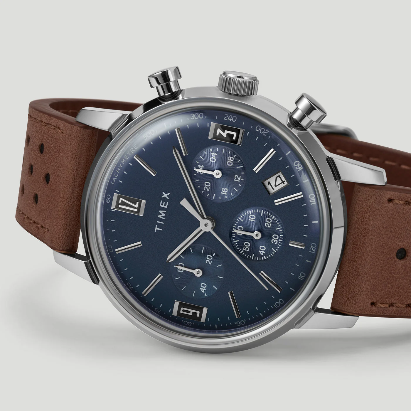 Timex Marlin Tachymeter Chronograph 40mm Blue