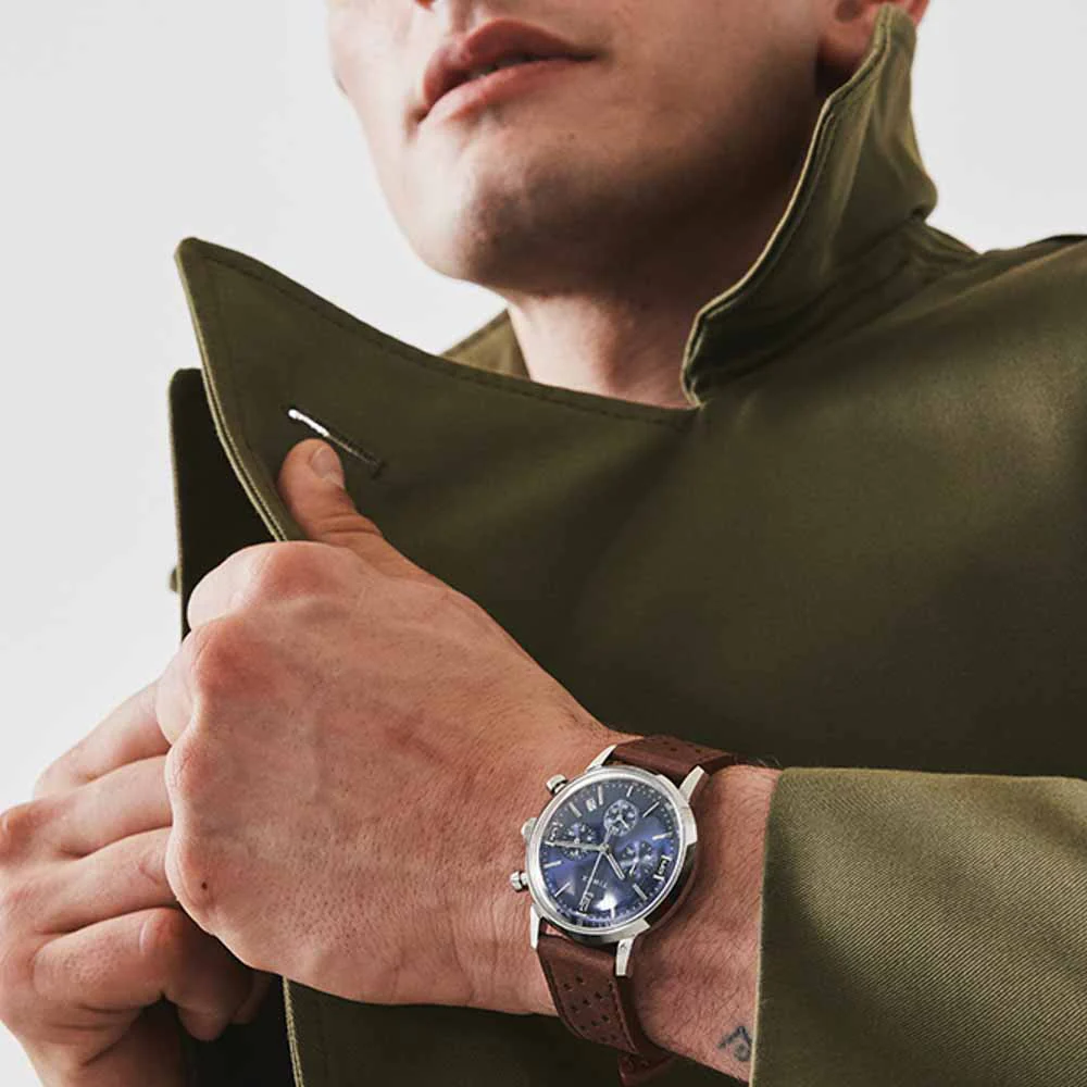 Timex Marlin Tachymeter Chronograph 40mm Blue