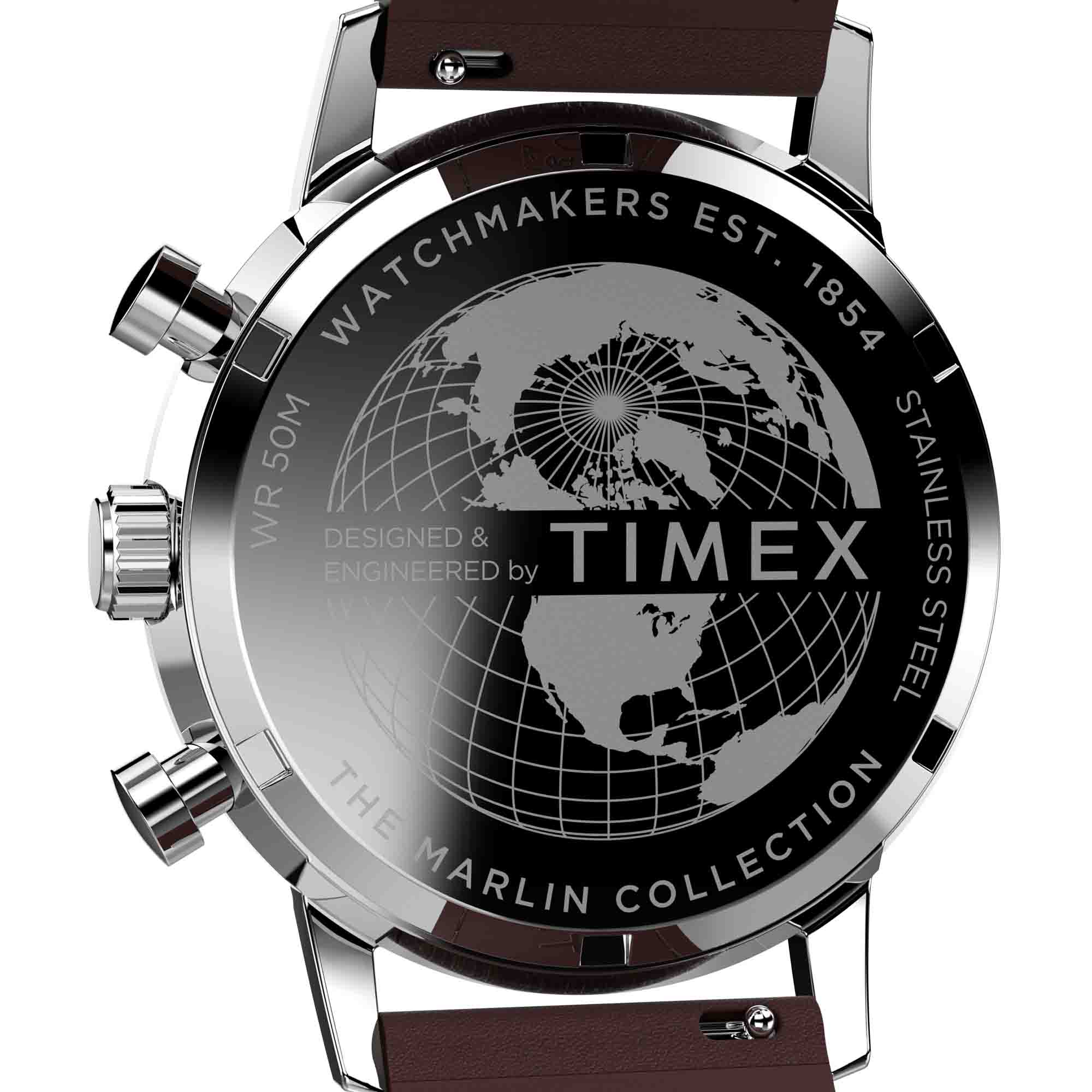 Timex Marlin Tachymeter Chronograph 40mm Blue