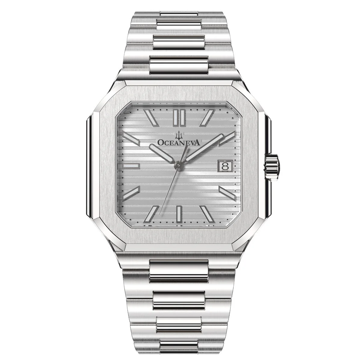 Oceaneva Tenuis Ultra‑Thin Swiss Automatic Silver