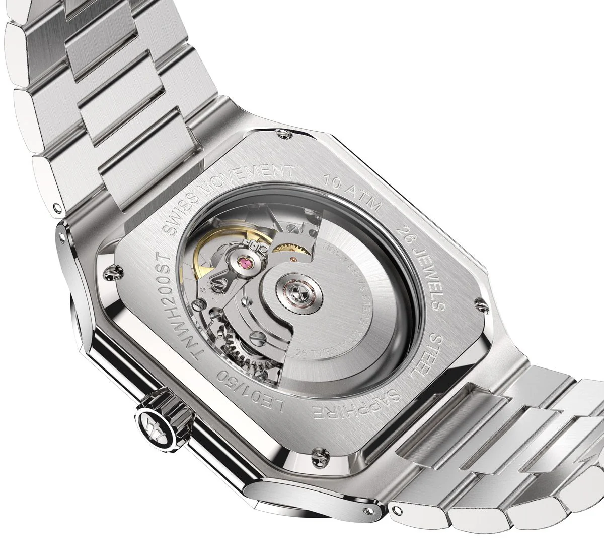 Oceaneva Tenuis Ultra‑Thin Swiss Automatic Silver