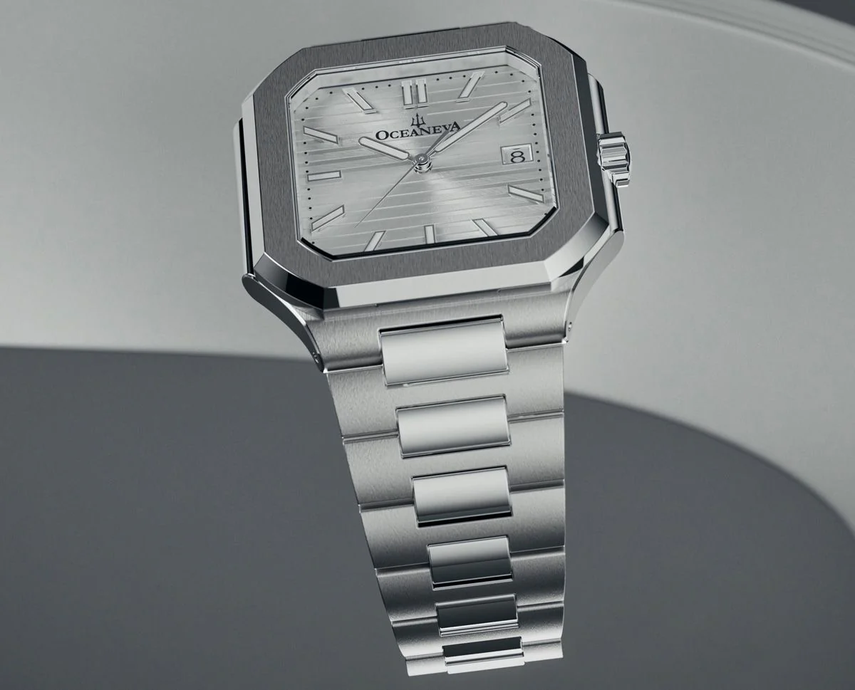 Oceaneva Tenuis Ultra‑Thin Swiss Automatic Silver