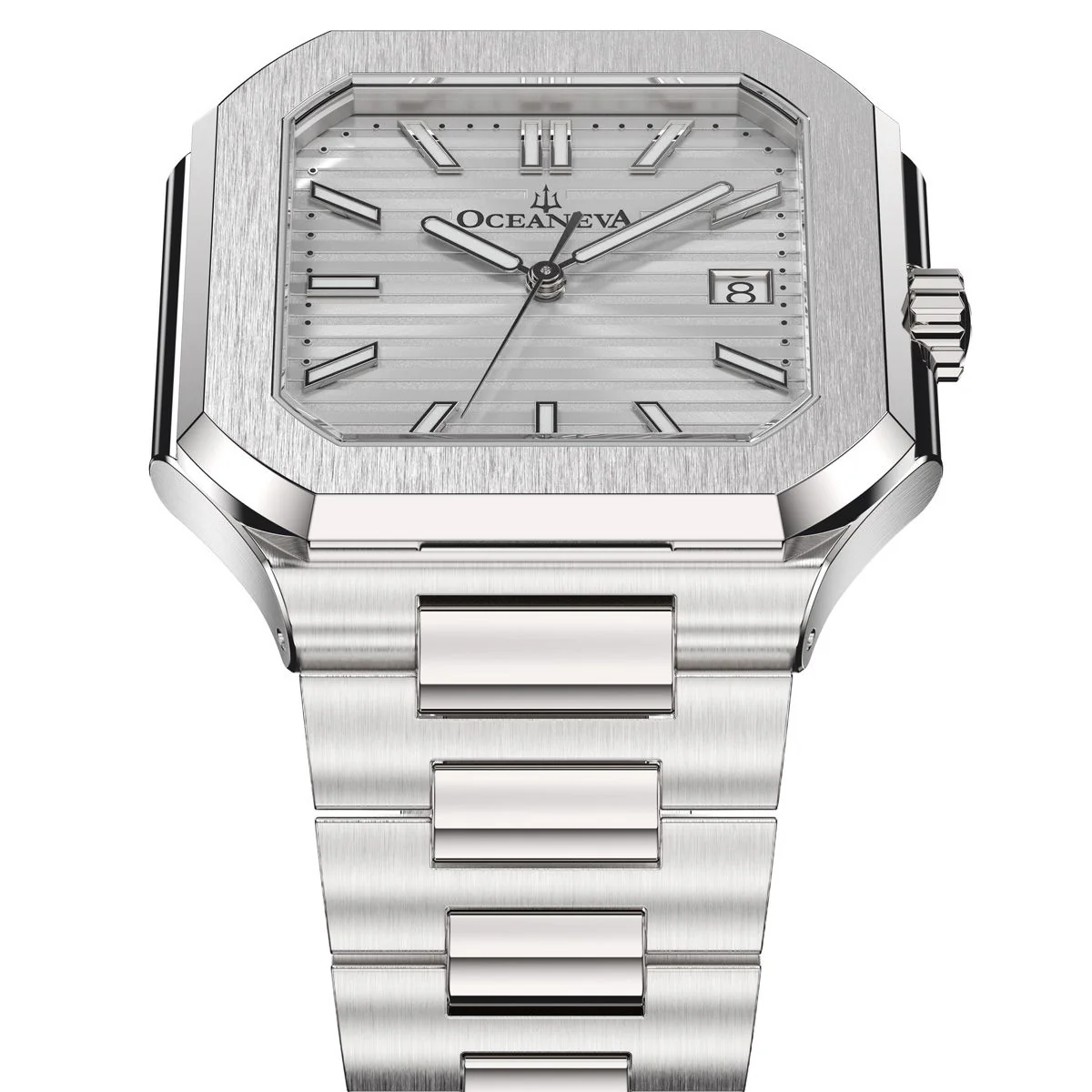 Oceaneva Tenuis Ultra‑Thin Swiss Automatic Silver